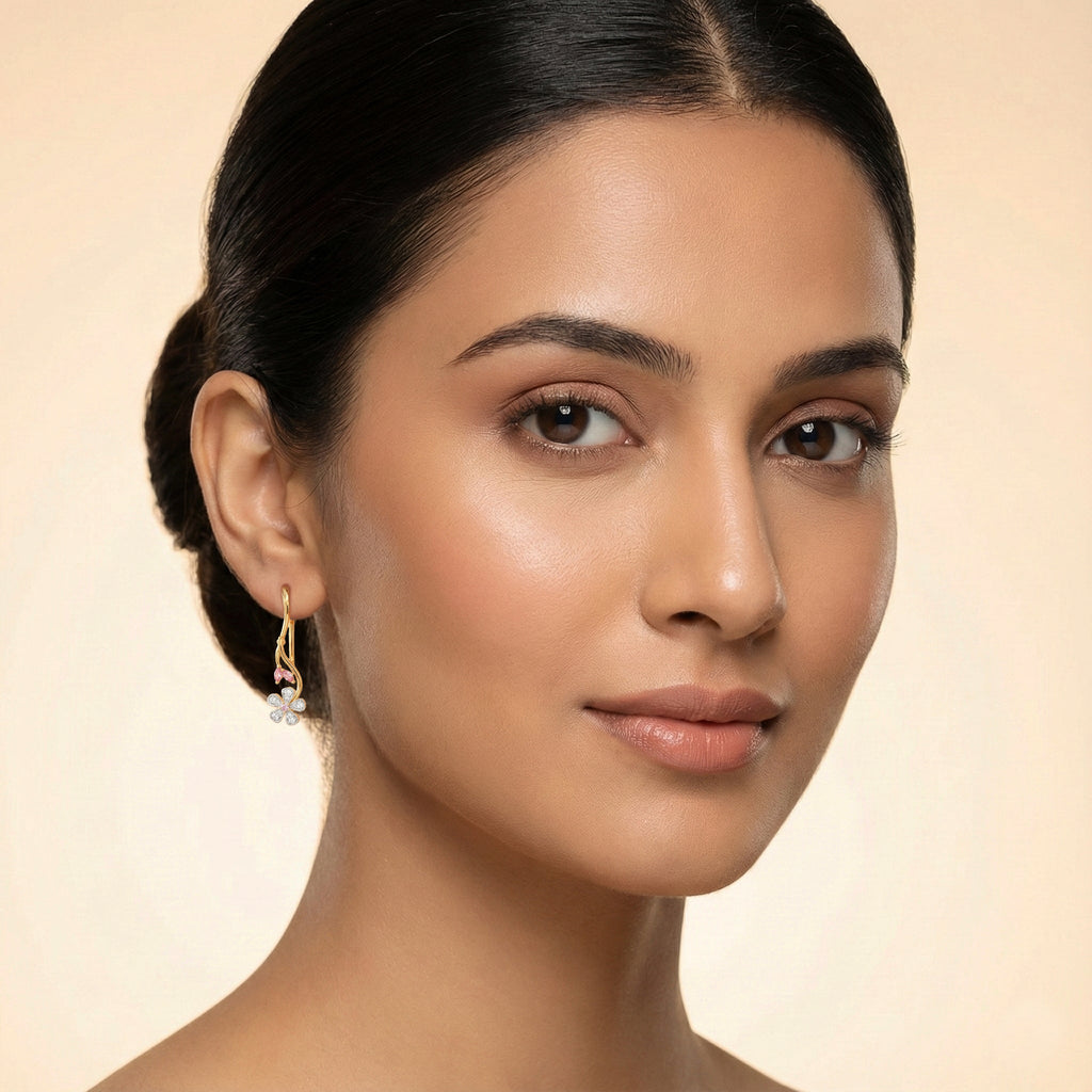Branch of Bloom - Lab Diamond Drop Earrings