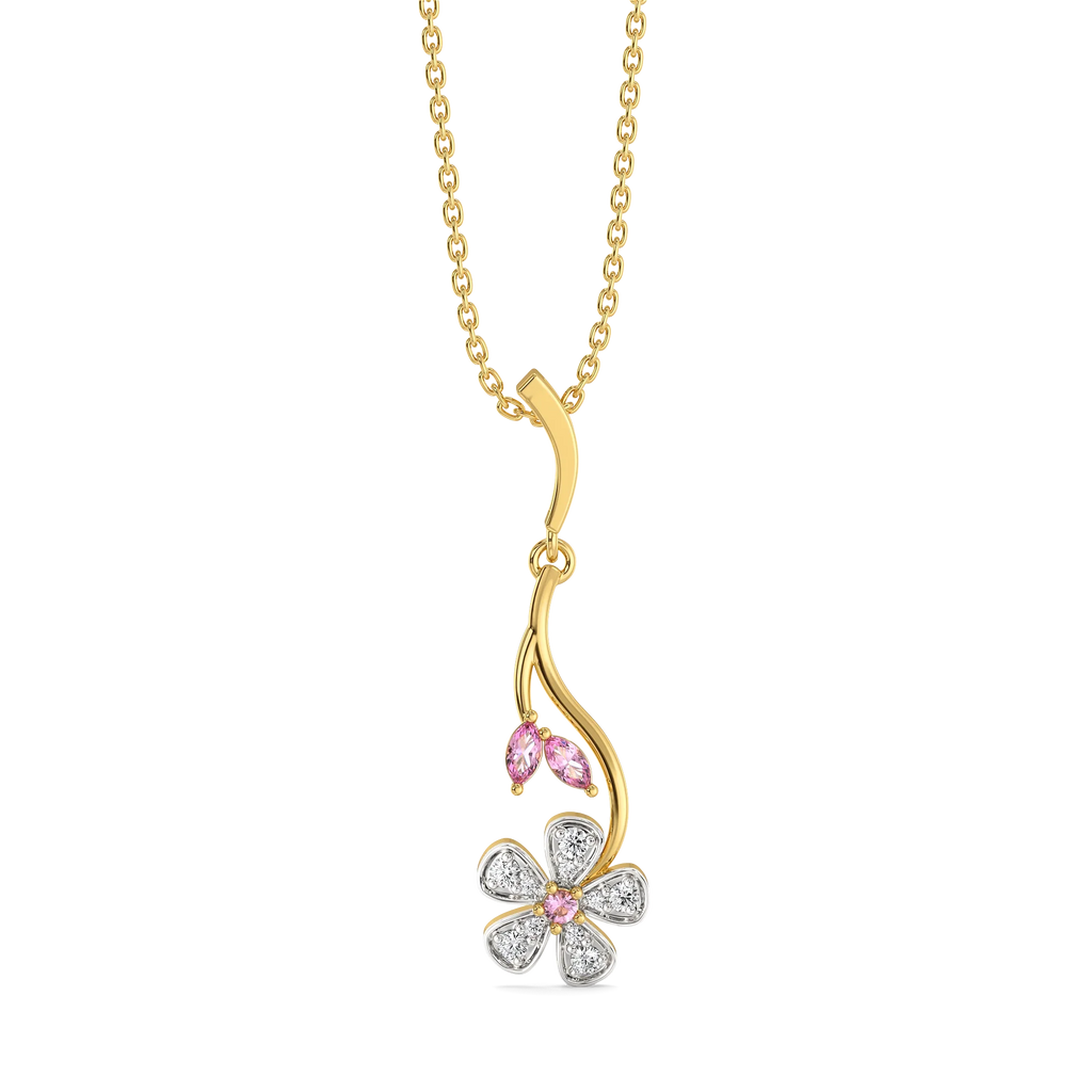 Branch of Bloom - Lab Diamond Pendant