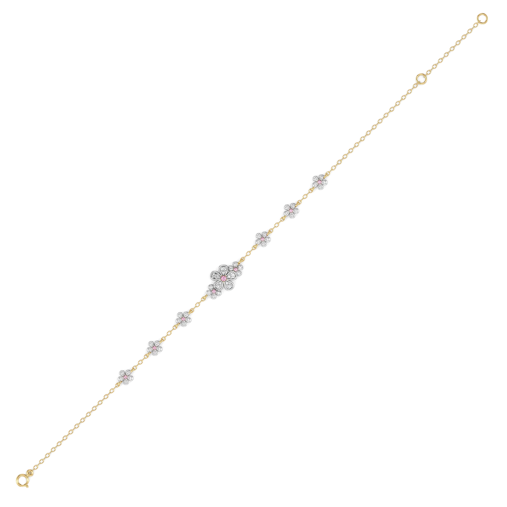 Blush Bouquet - Lab Diamond Bracelet