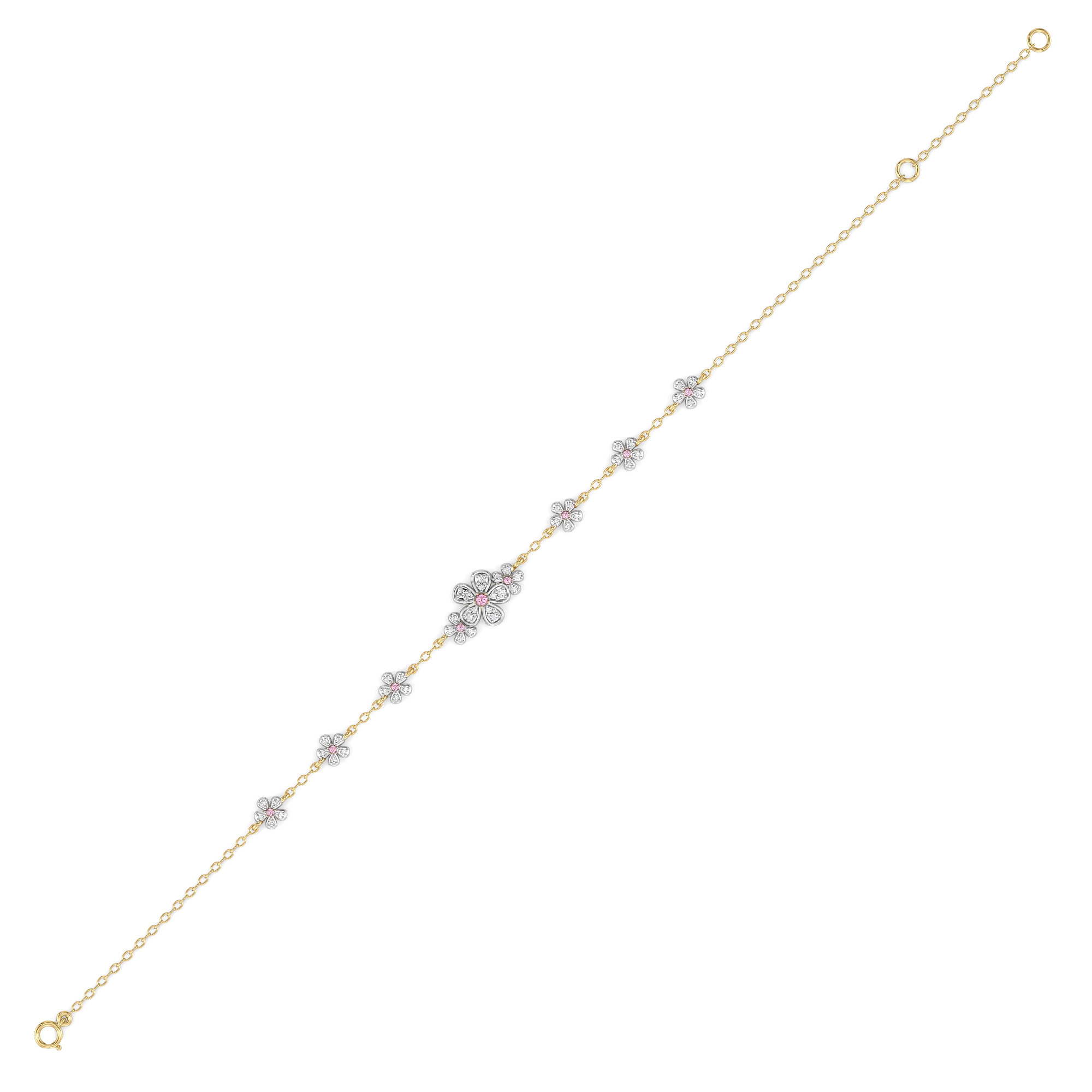Blush Bouquet - Lab Diamond Bracelet