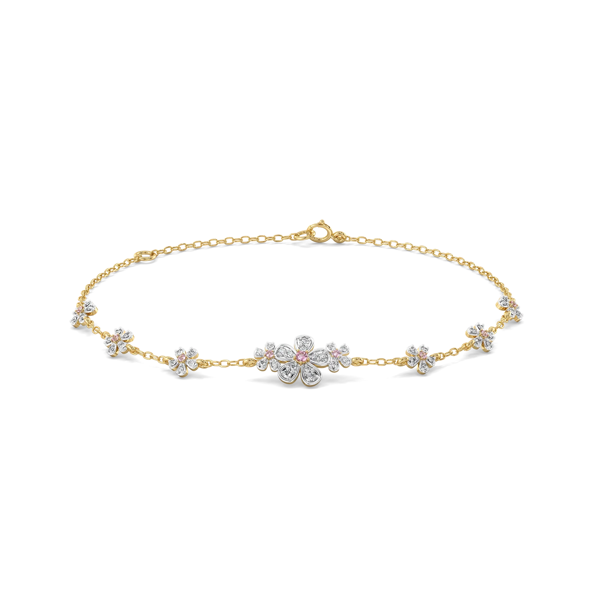 Blush Bouquet - Lab Diamond Bracelet
