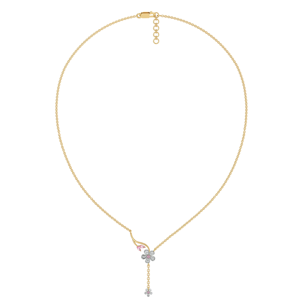 Blush Bouquet - Lab Diamond Necklace