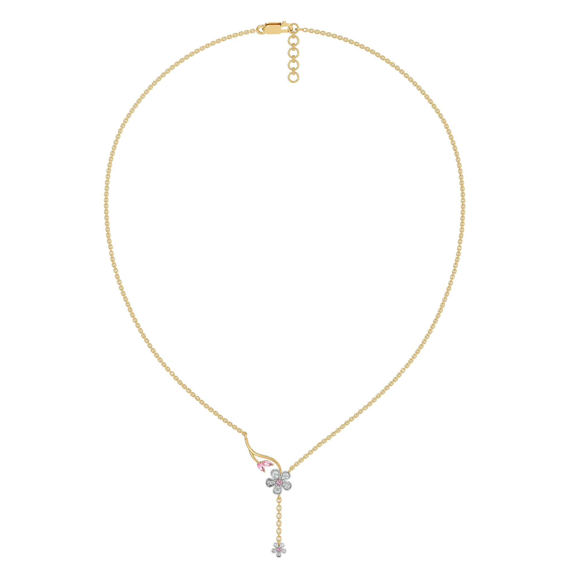 Blush Bouquet - Lab Diamond Necklace