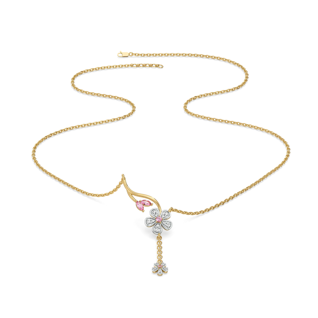 Blush Bouquet - Lab Diamond Necklace