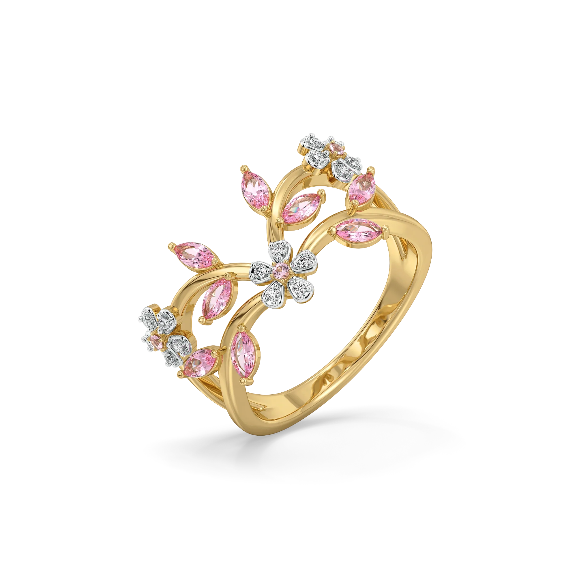 Blush Bouquet - Lab Diamond Ring Main image