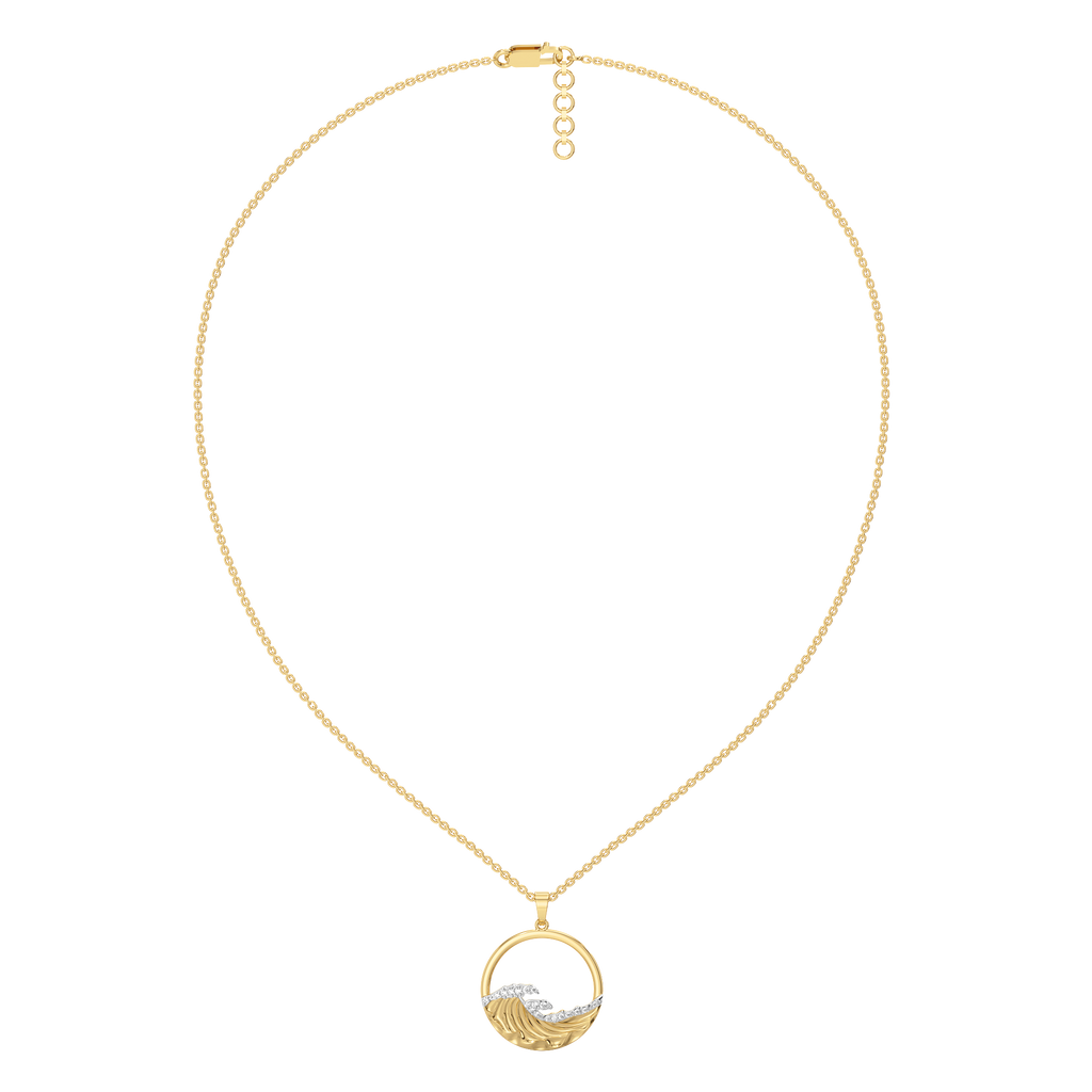 Tidal Wave - Lab Diamond Necklace