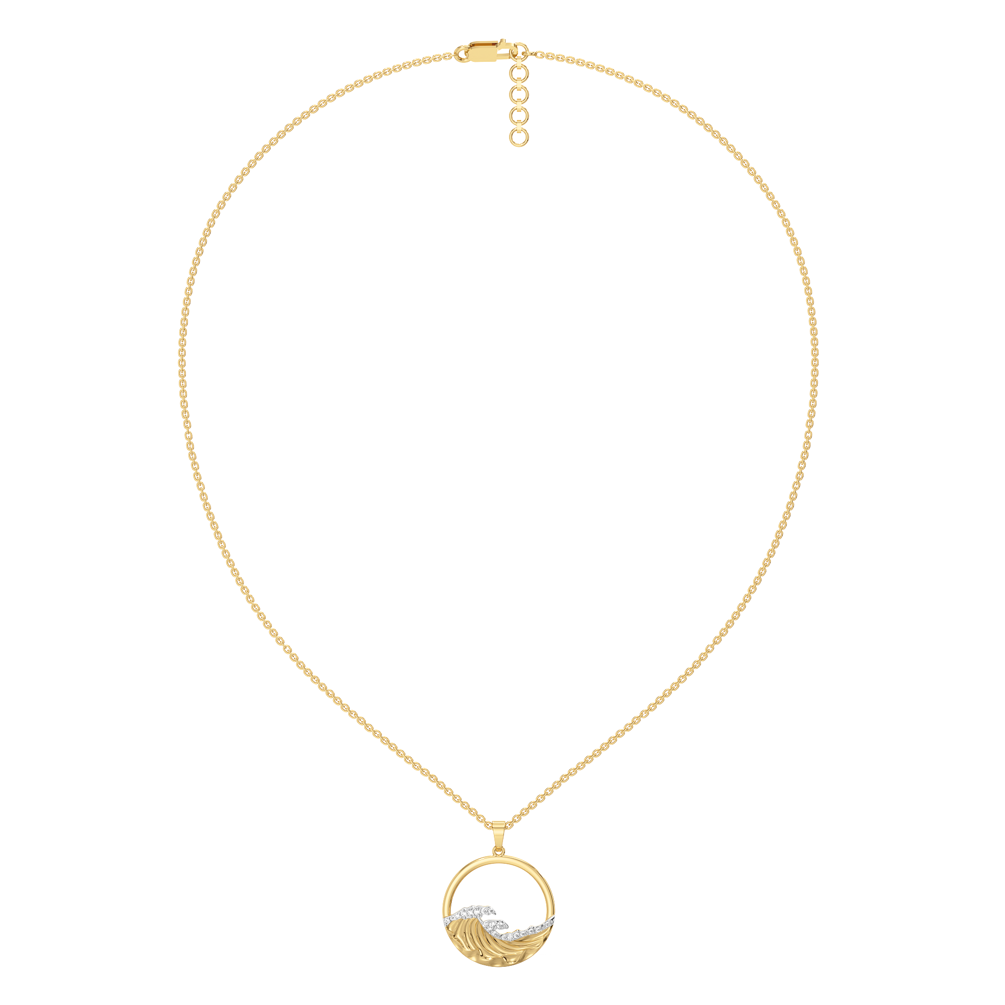 Tidal Wave - Lab Diamond Necklace