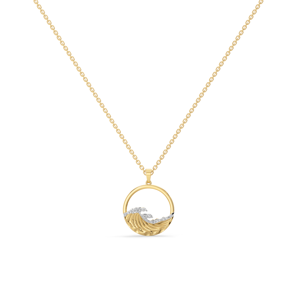 Tidal Wave - Lab Diamond Necklace