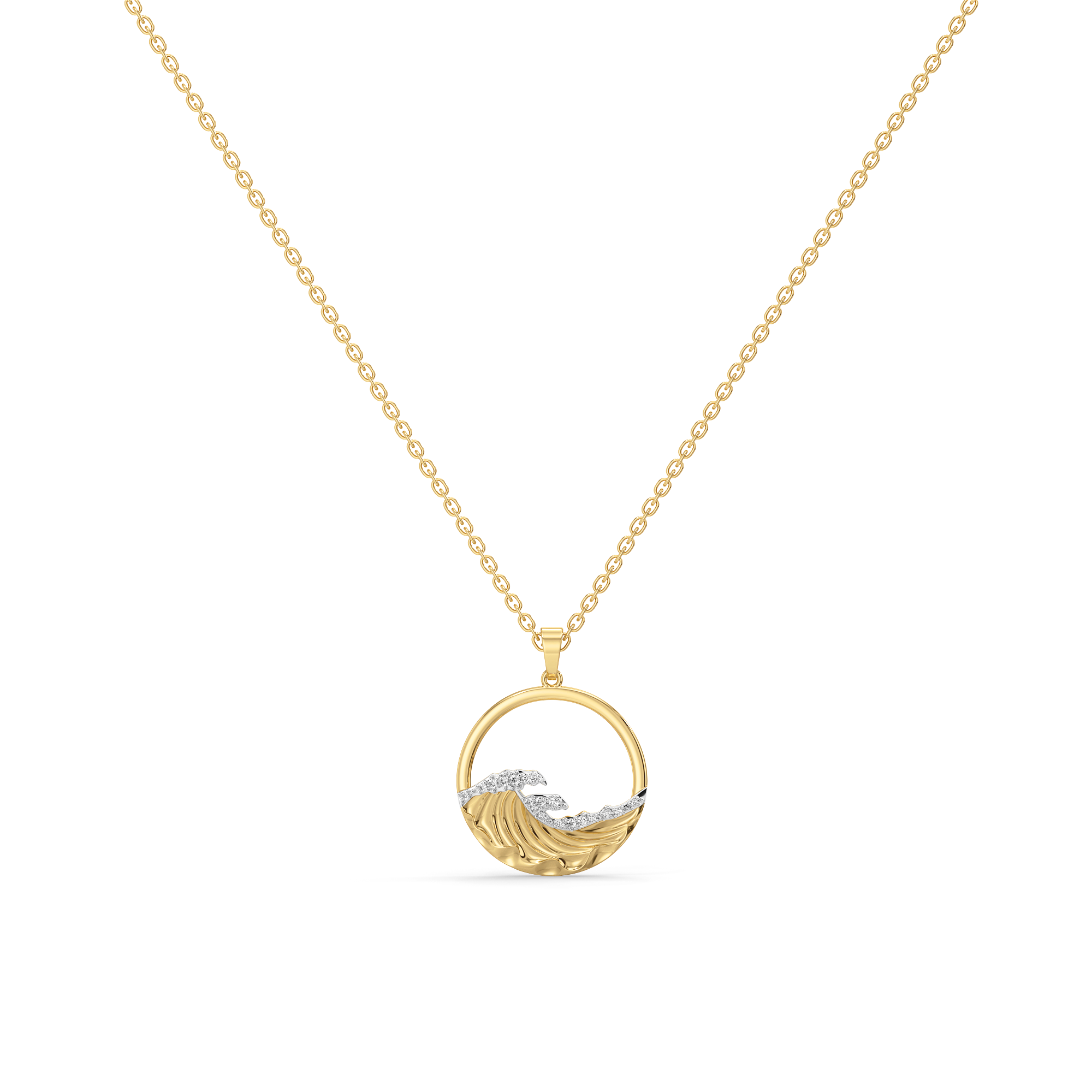 Tidal Wave - Lab Diamond Necklace