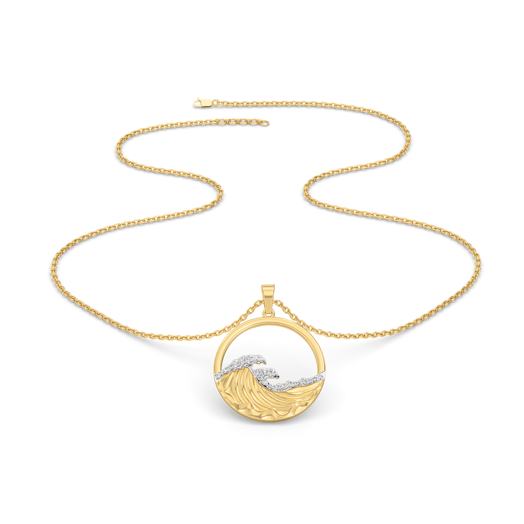 Tidal Wave - Lab Diamond Necklace