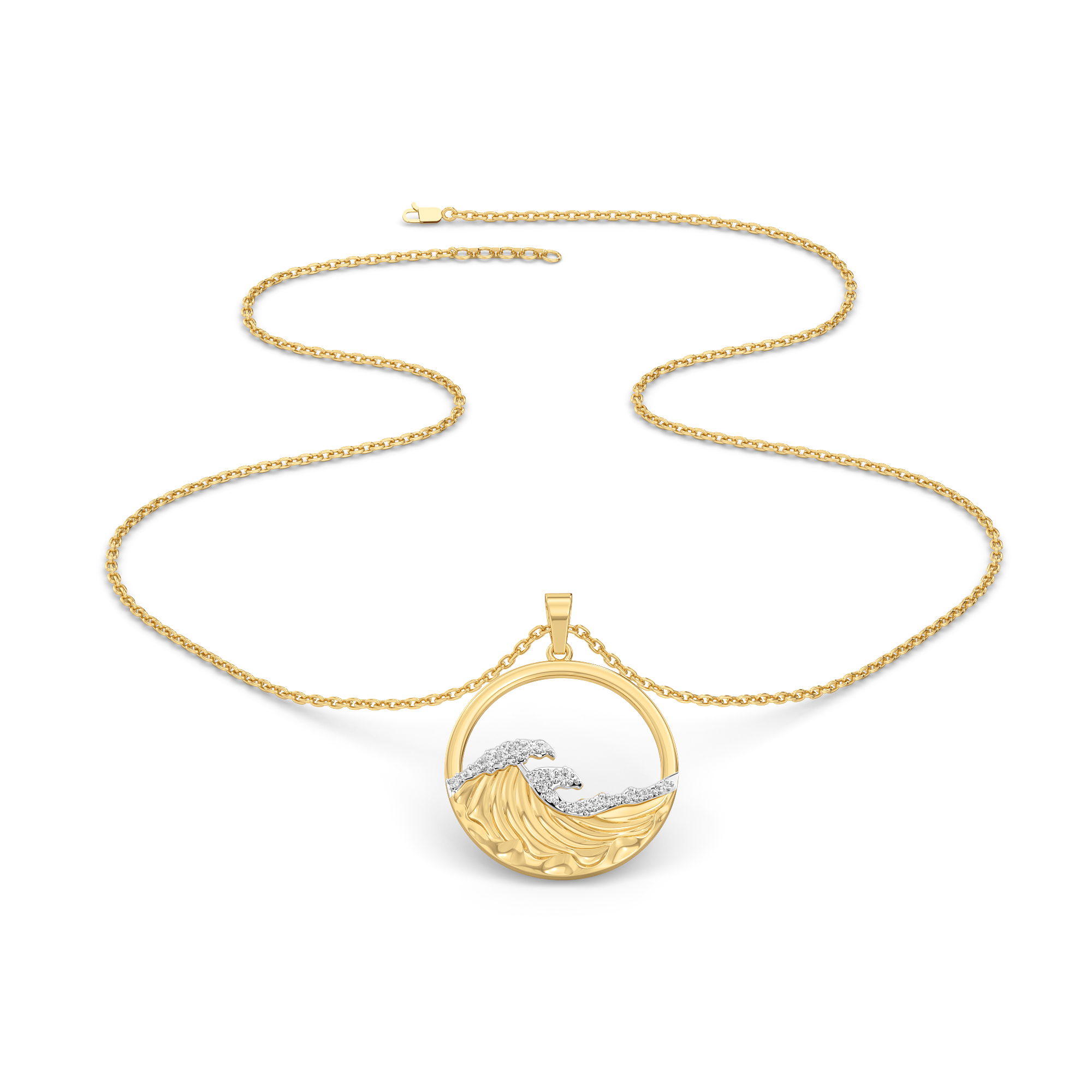 Tidal Wave - Lab Diamond Necklace