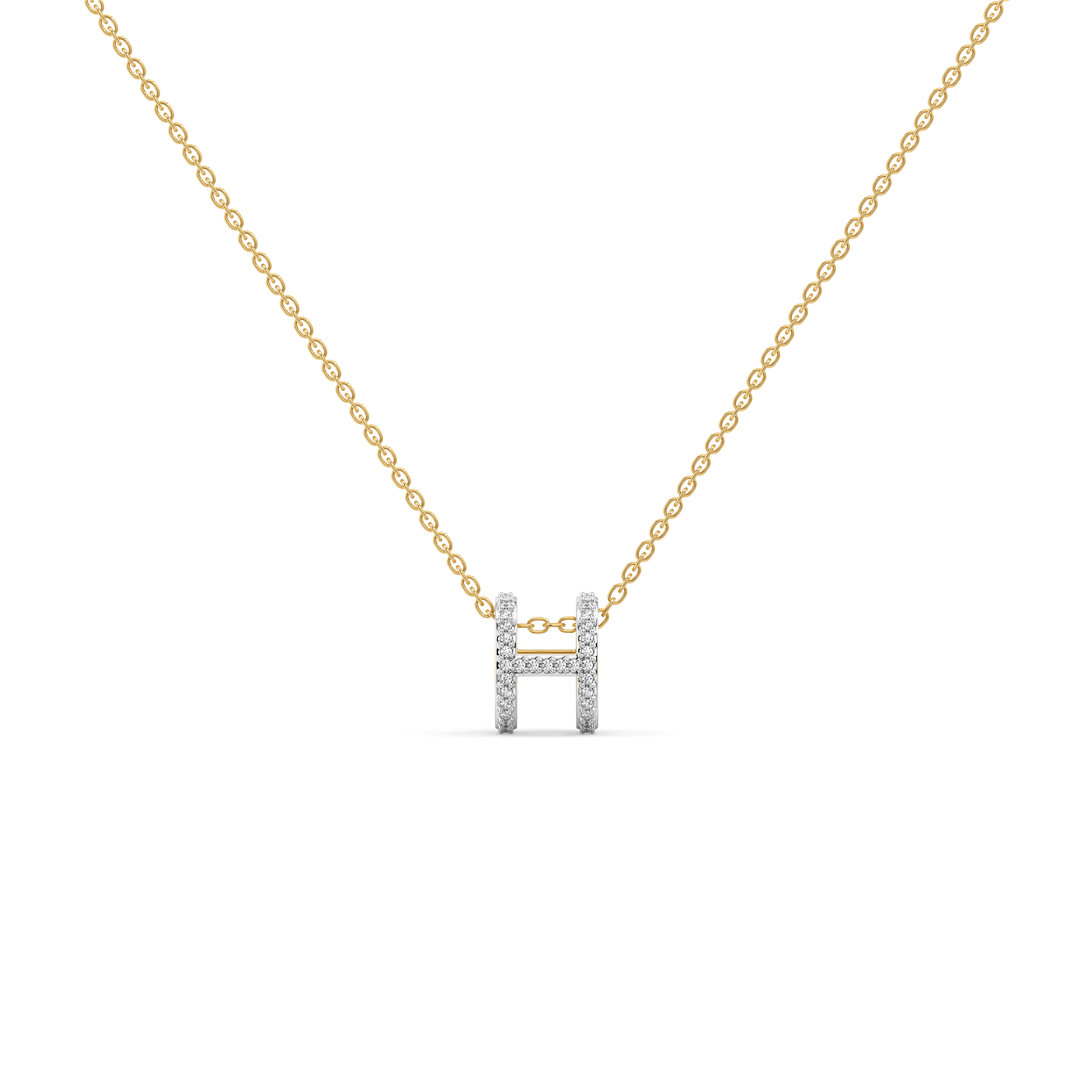 Heirloom H - Lab Diamond Necklace Main image