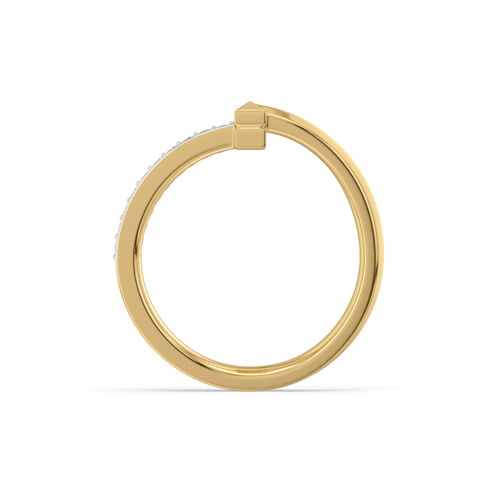 T-Axis Band - Lab Diamond Ring