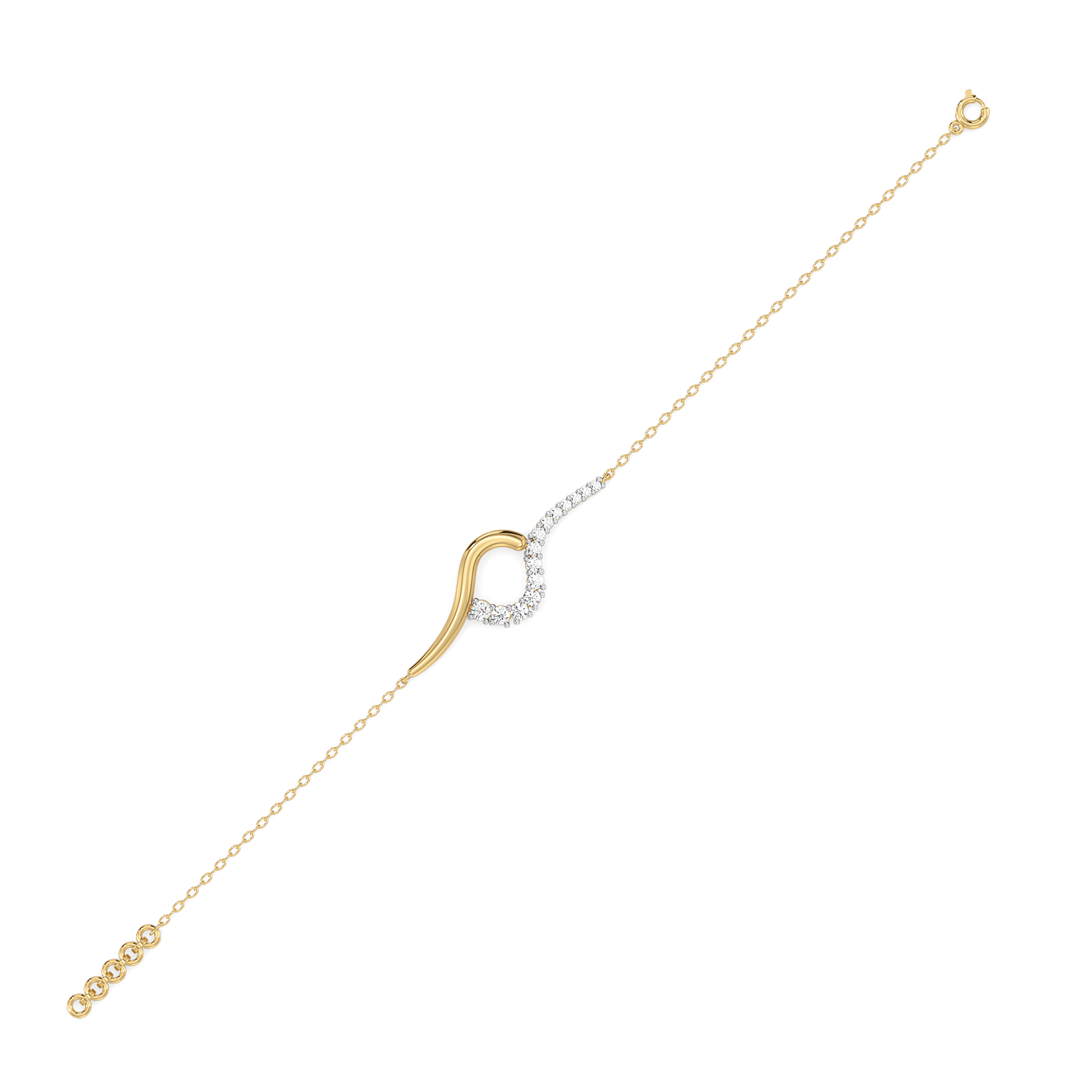 Twinkling Rain - Lab Diamond Bracelet