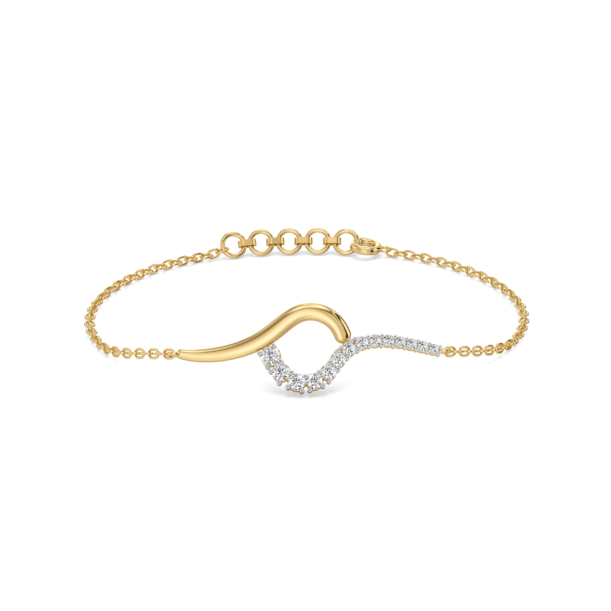 Twinkling Rain - Lab Diamond Bracelet Main image