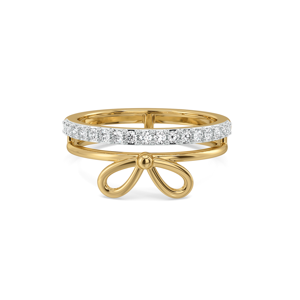 Ribboned Dreams - Lab Diamond Ring