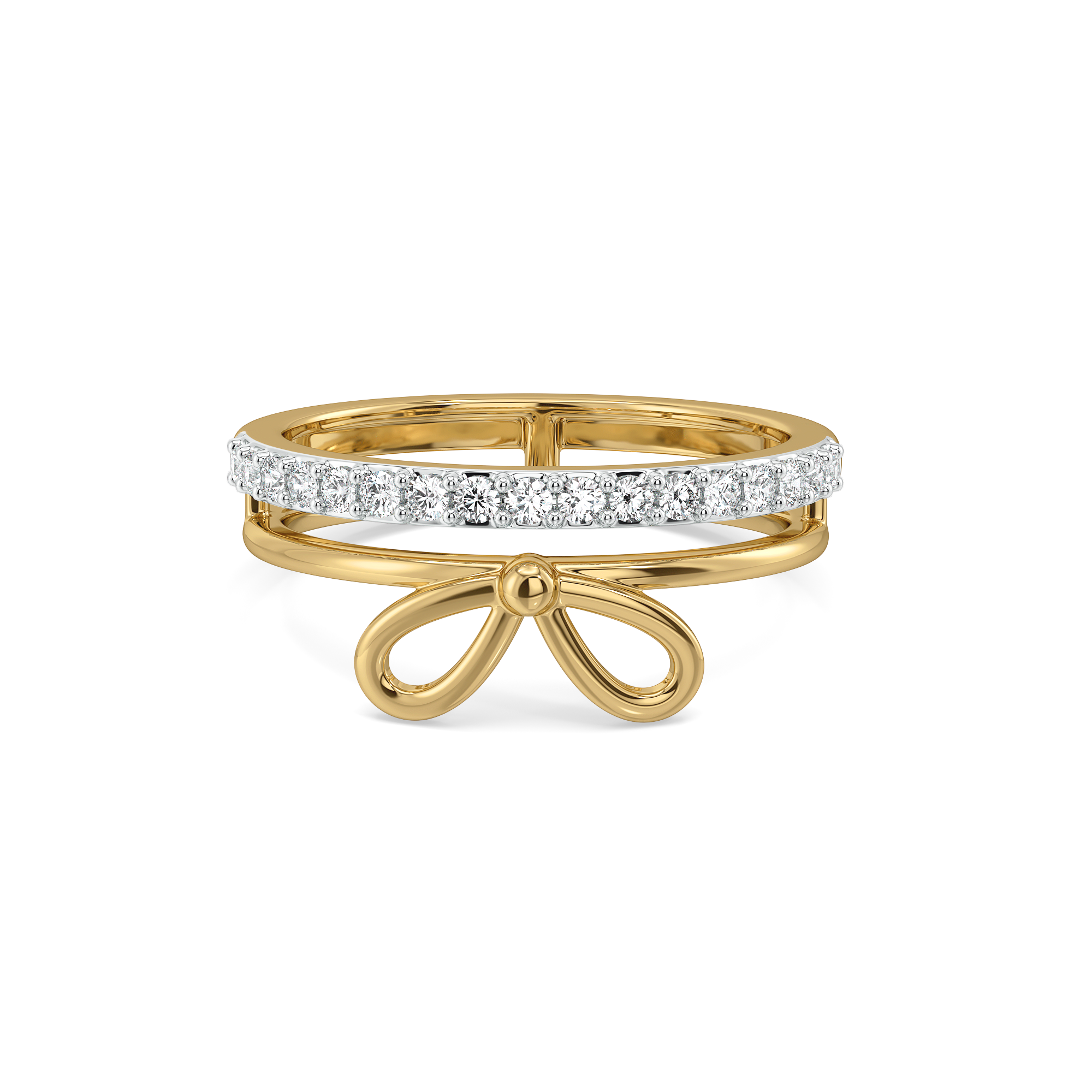 Ribboned Dreams - Lab Diamond Ring