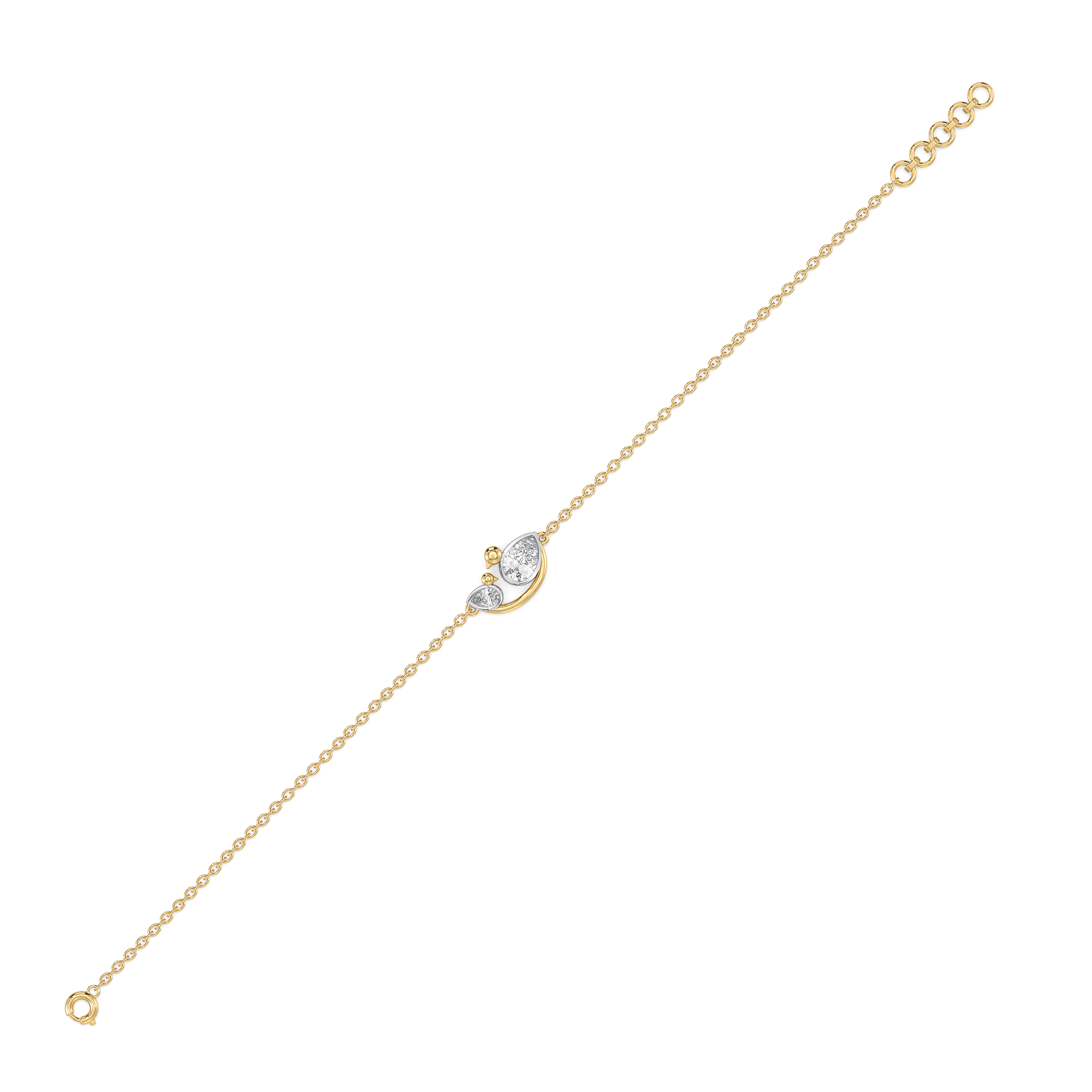 Nestled Bonds - Lab Diamond Bracelet