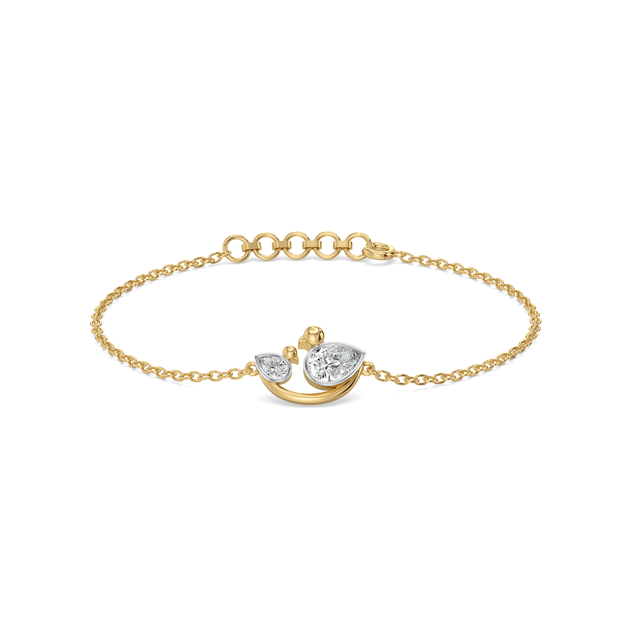 Nestled Bonds - Lab Diamond Bracelet Main image