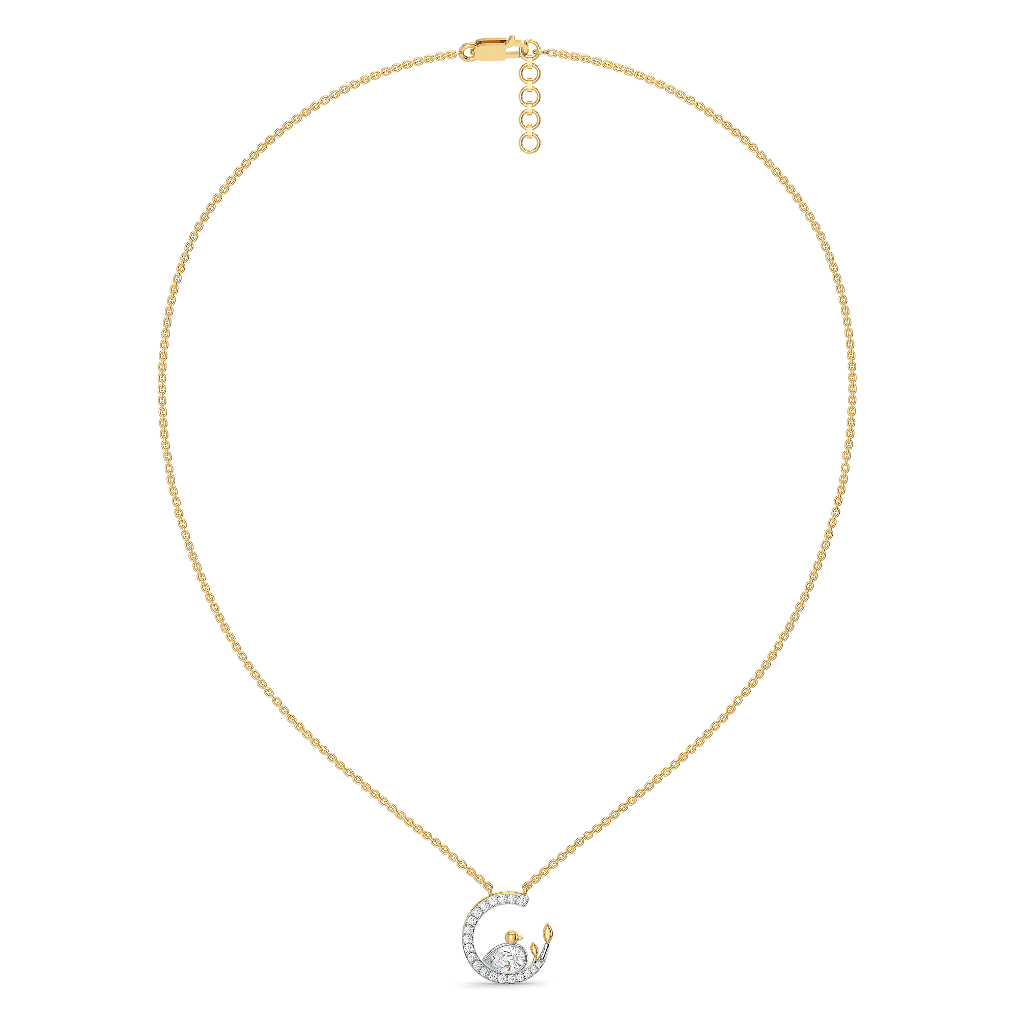 Nestled Bonds - Lab Diamond Necklace