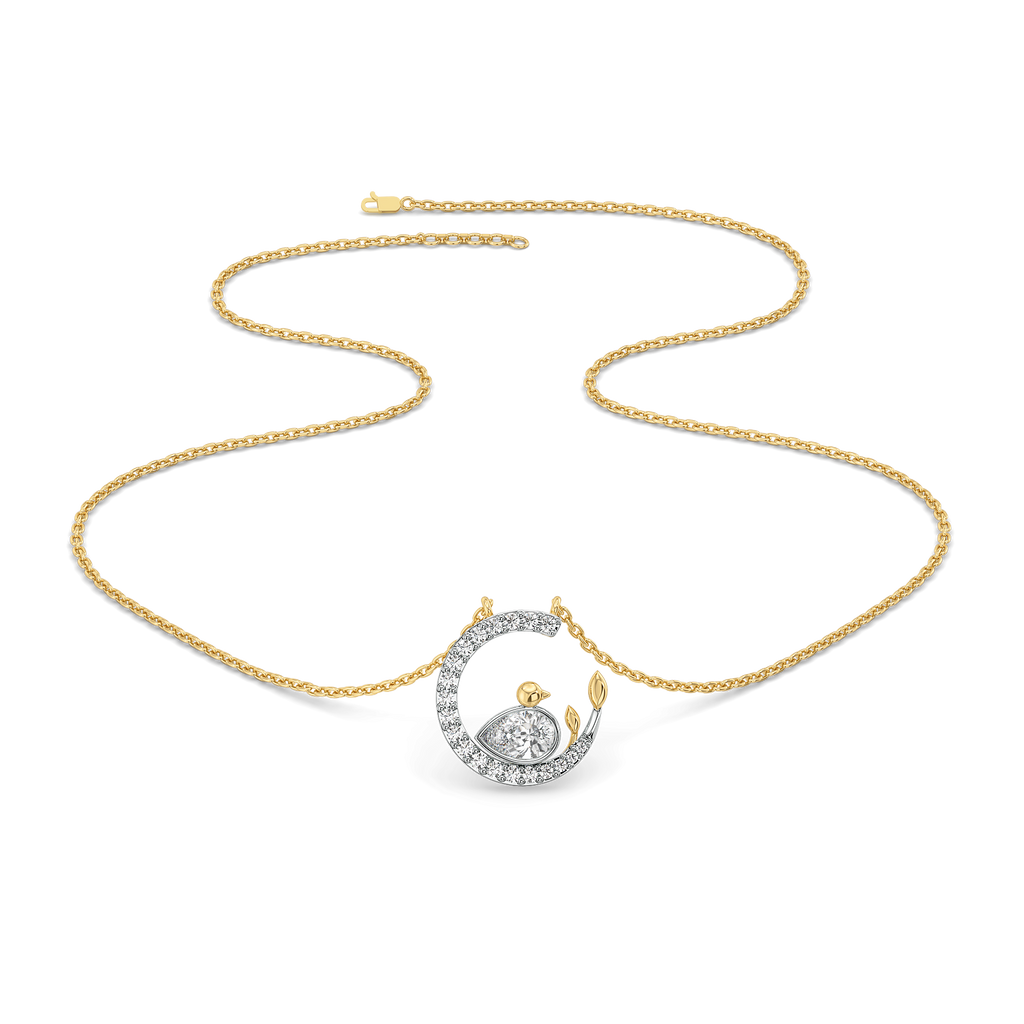 Nestled Bonds - Lab Diamond Necklace