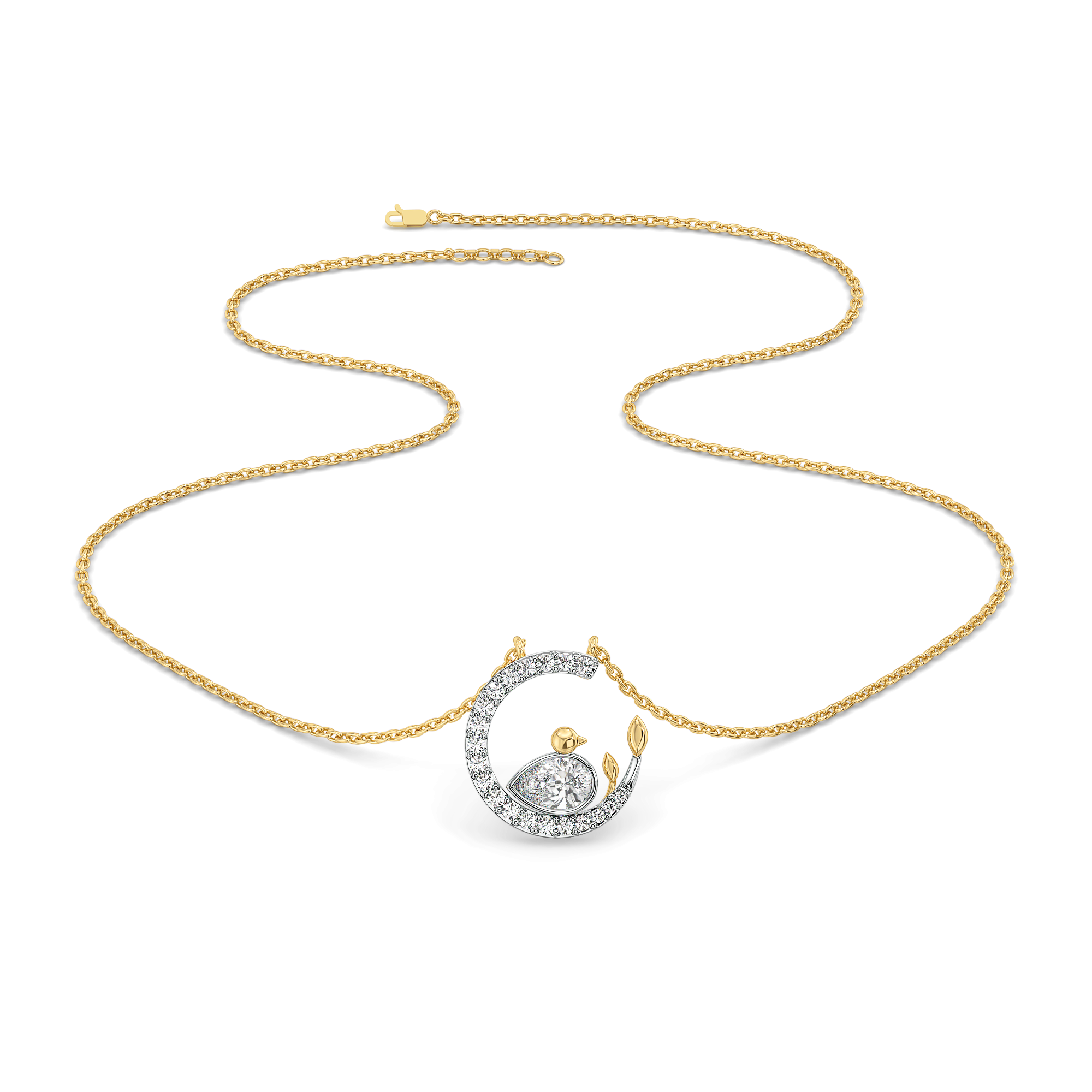 Nestled Bonds - Lab Diamond Necklace