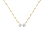 Infinity Pears - Lab Diamond Necklace