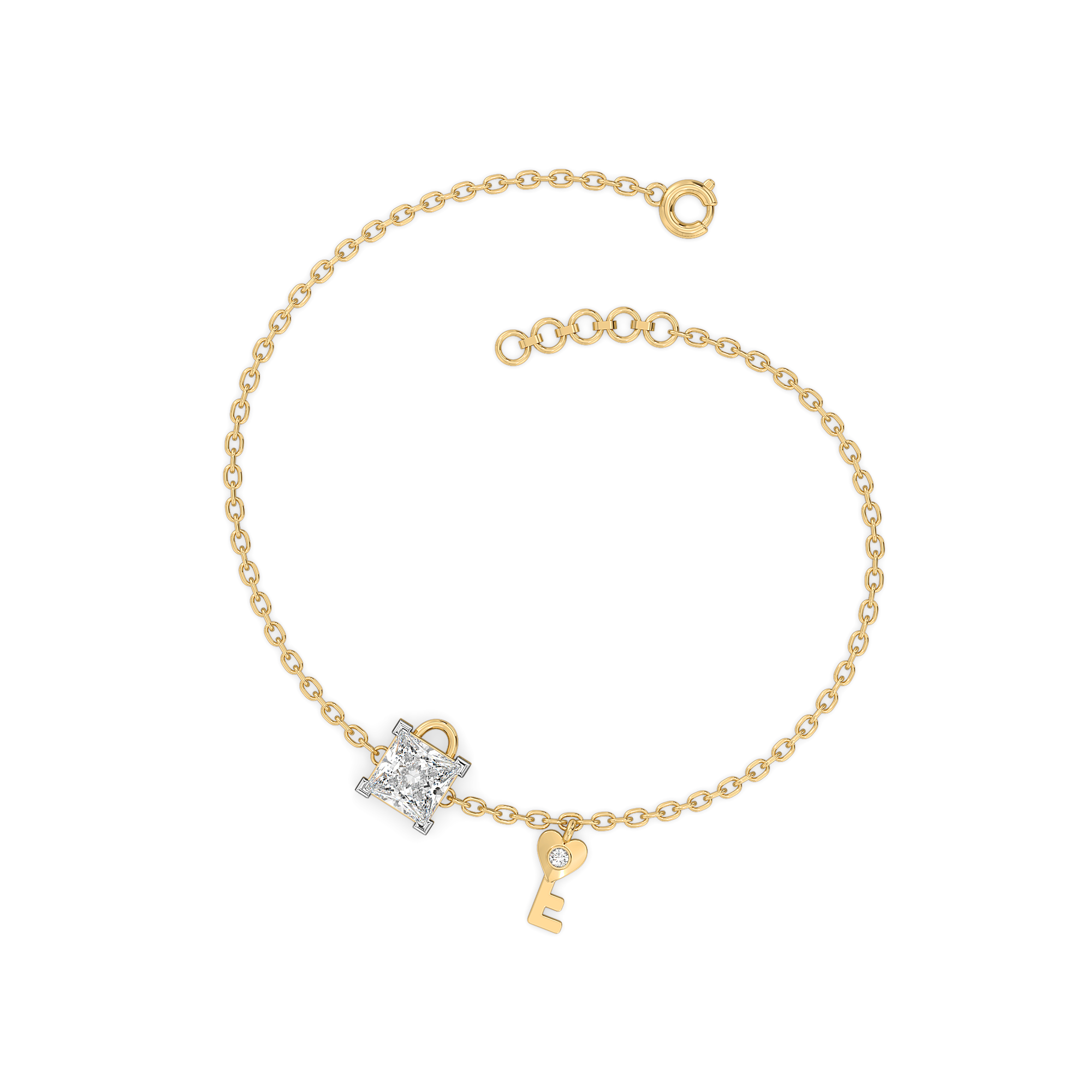 Unlock Me - Lab Diamond Bracelet