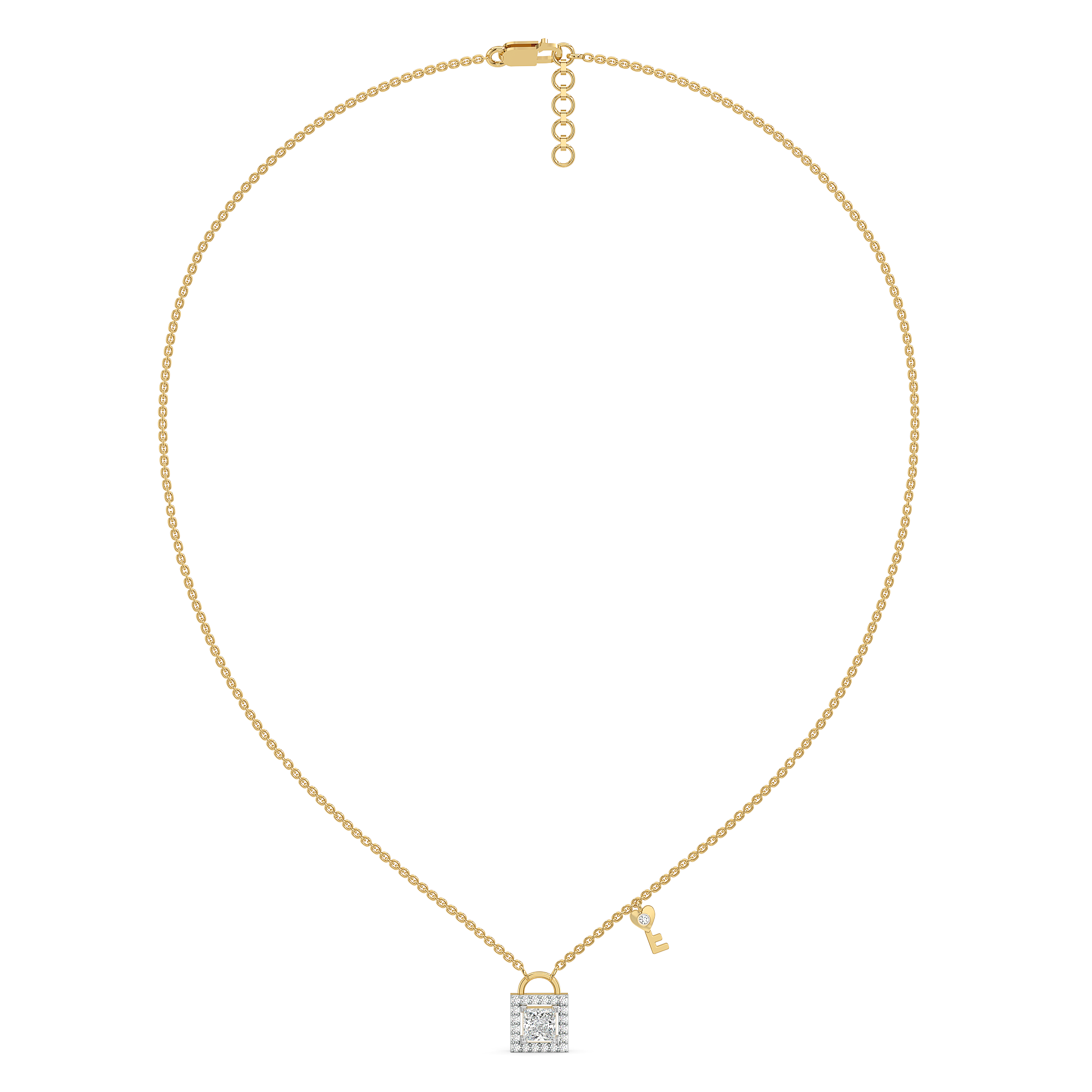 Unlock Me - Lab Diamond Necklace