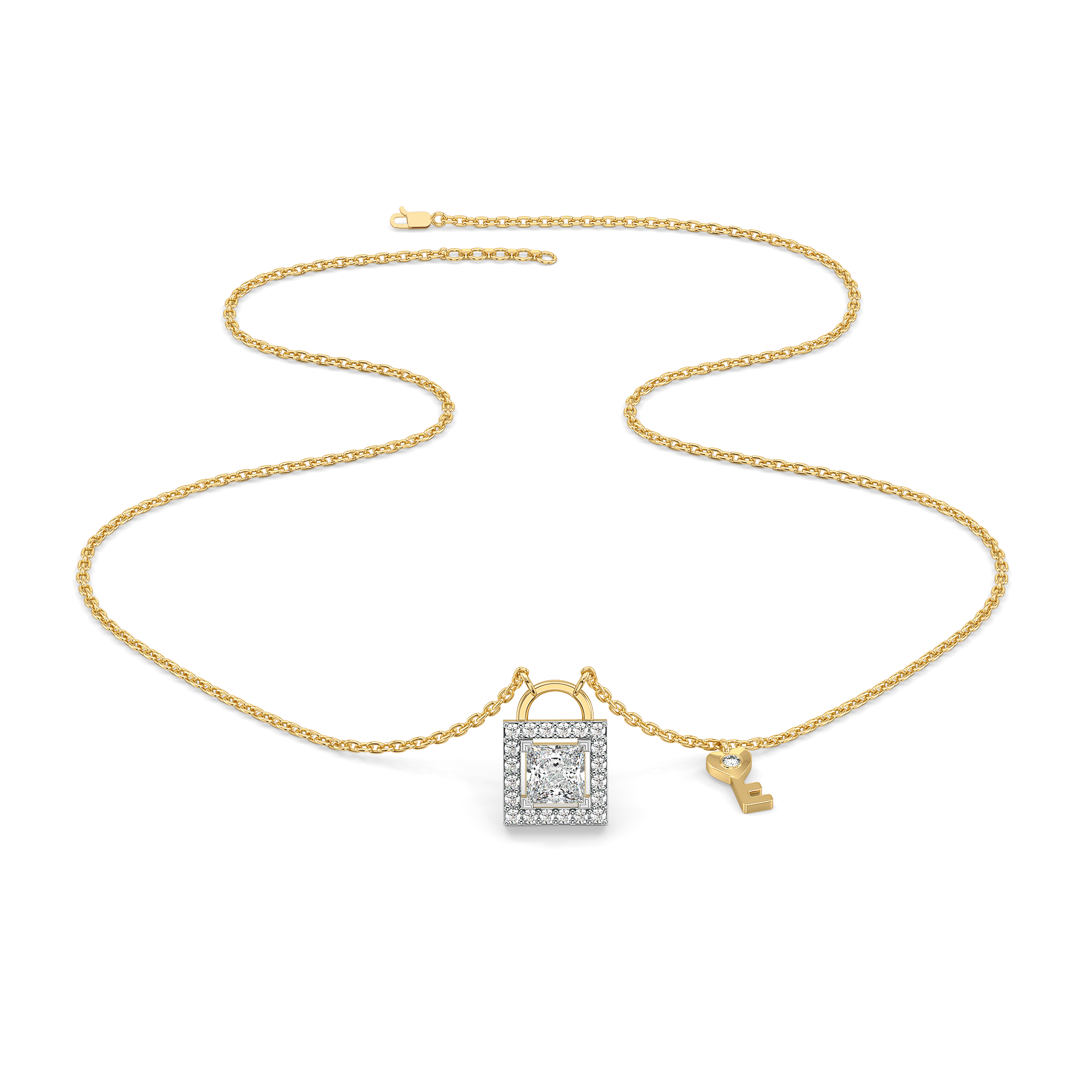 Unlock Me - Lab Diamond Necklace
