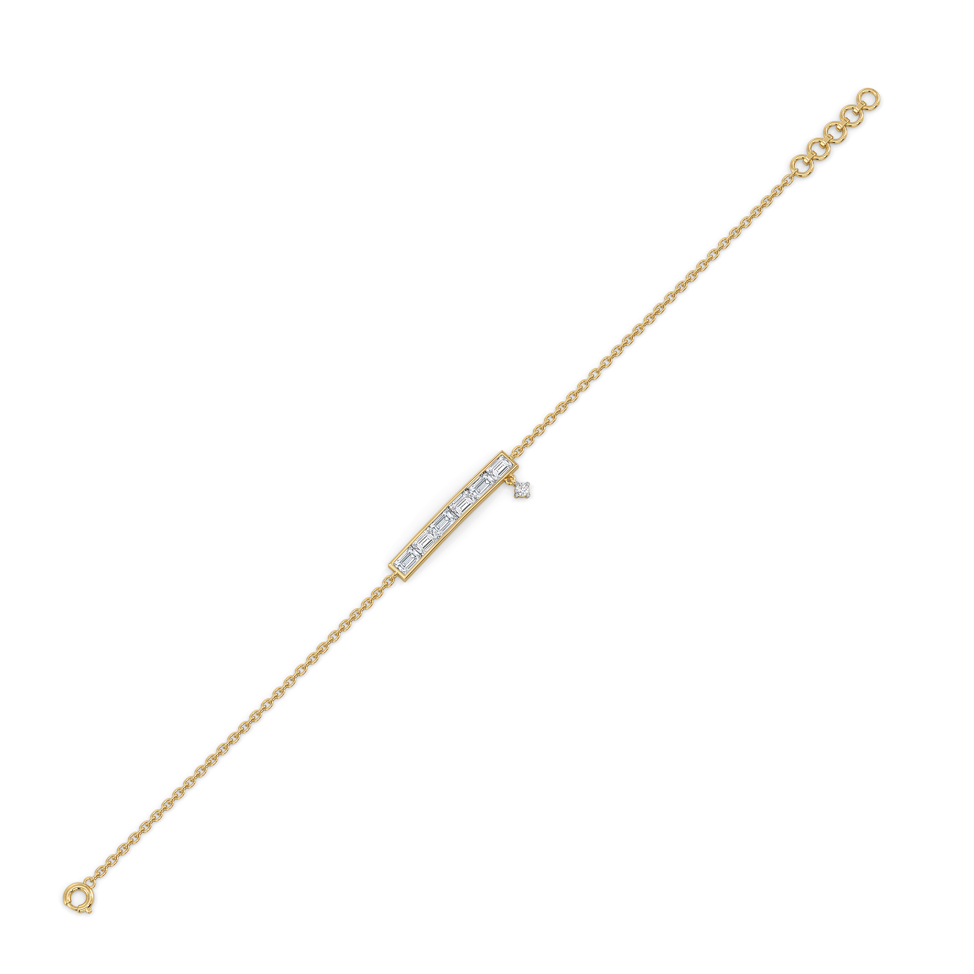Baguette Brilliance - Lab Diamond Bracelet