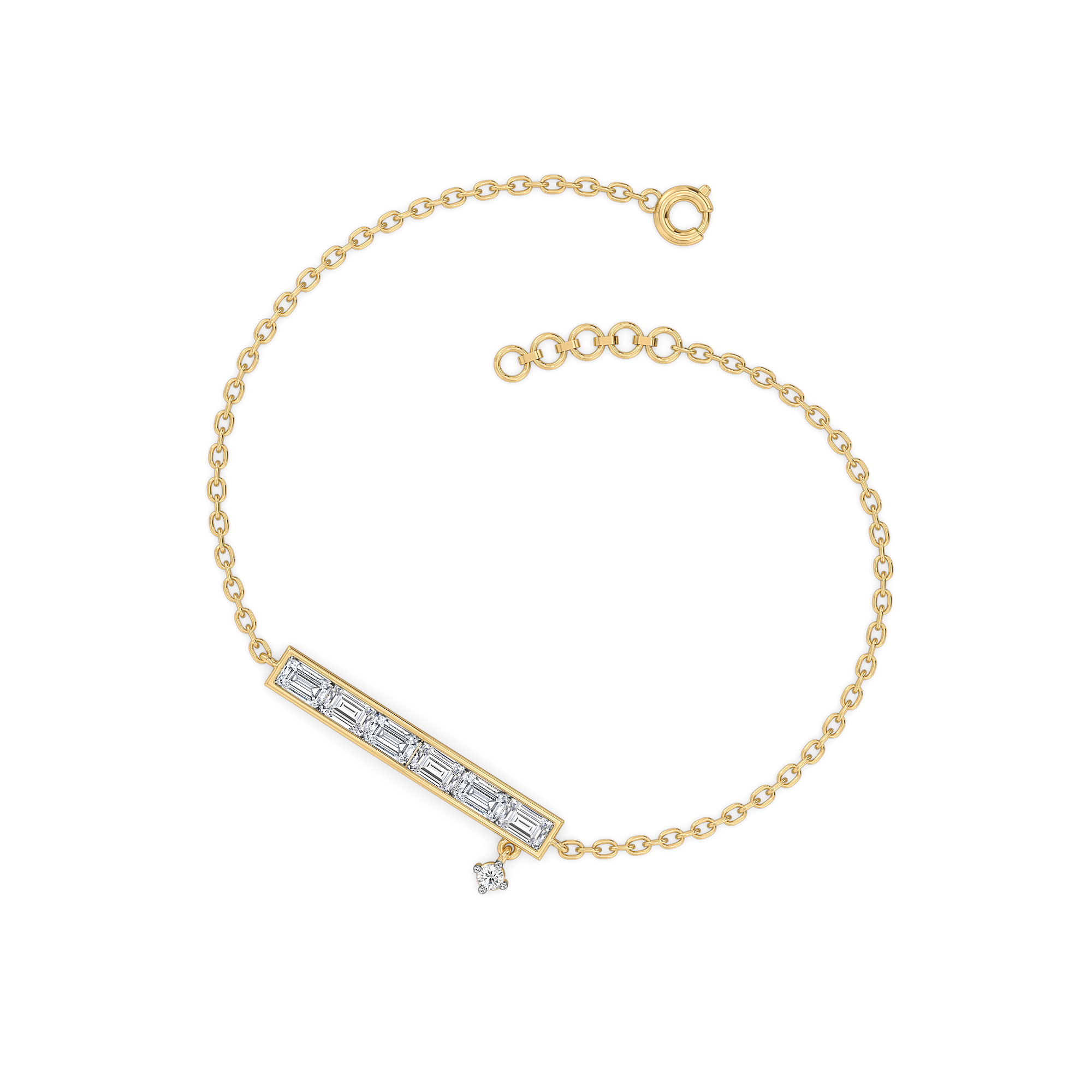 Baguette Brilliance - Lab Diamond Bracelet