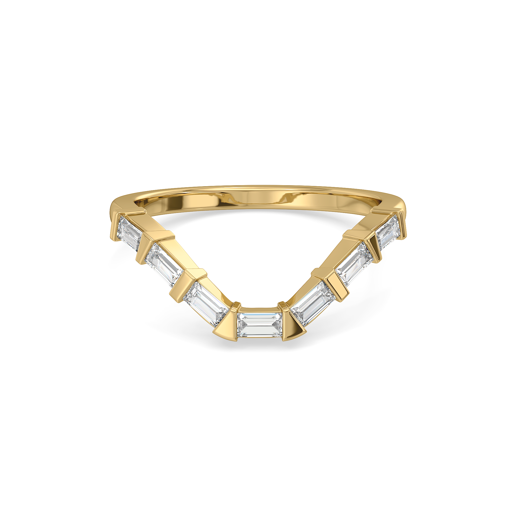 Baguette Brilliance - Lab Diamond Ring Main image