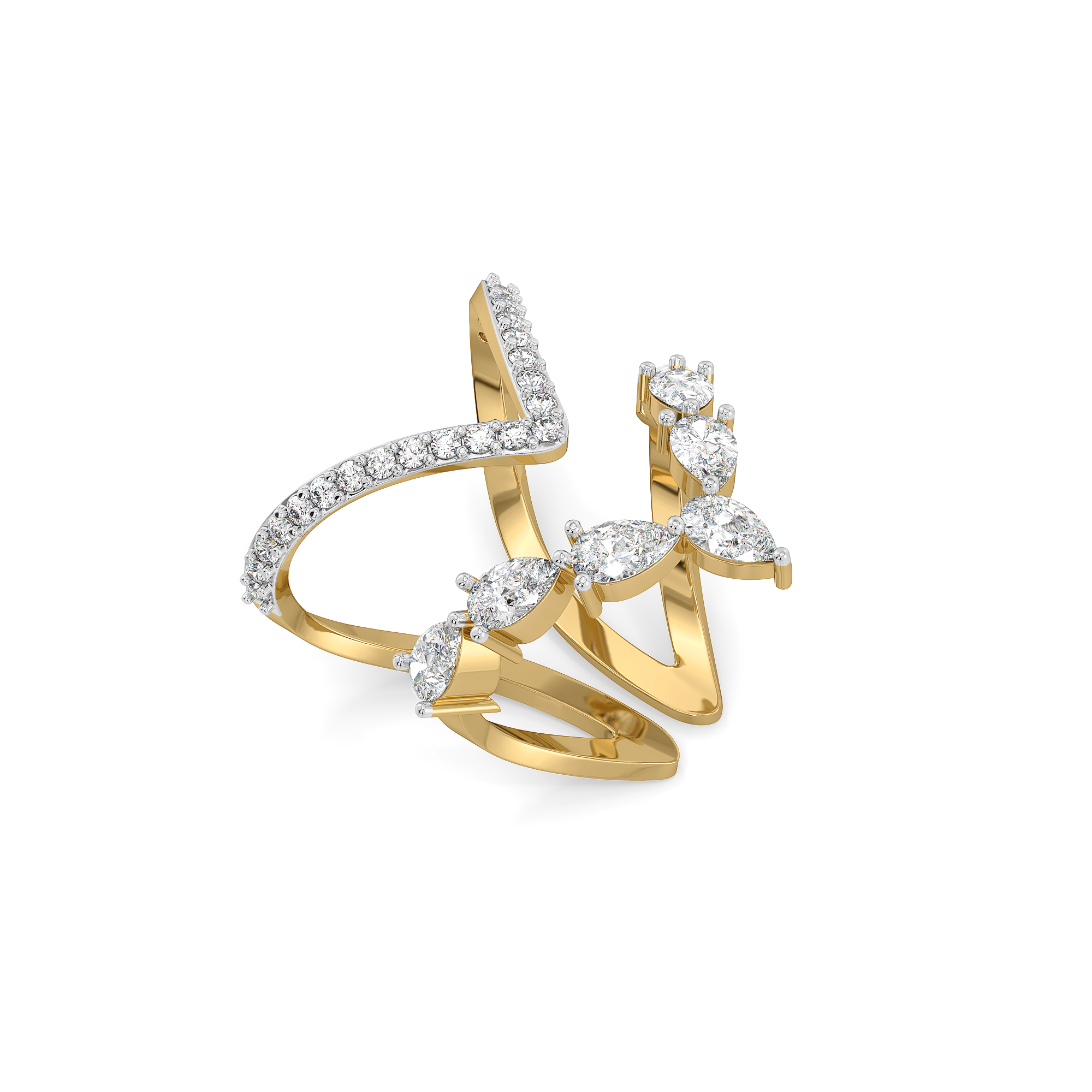 Arcline - Lab Diamond Cocktail Ring