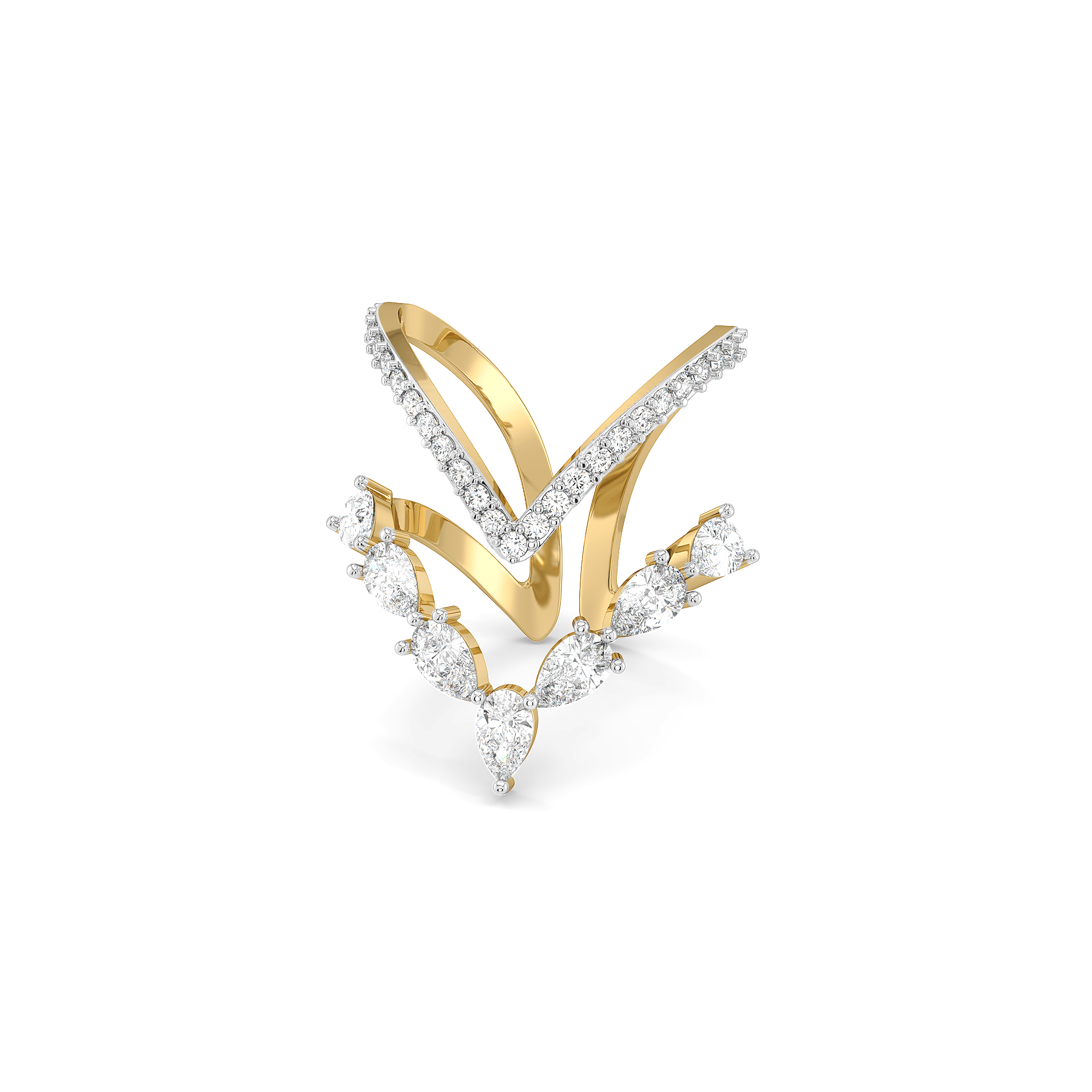 Arcline - Lab Diamond Cocktail Ring Main image