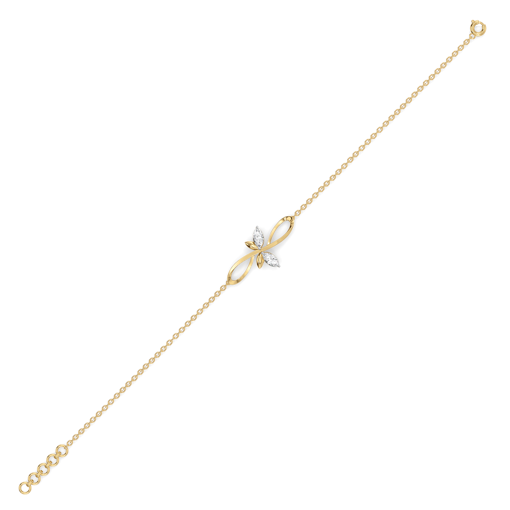 Dragonfly Dance - Lab Diamond Bracelet