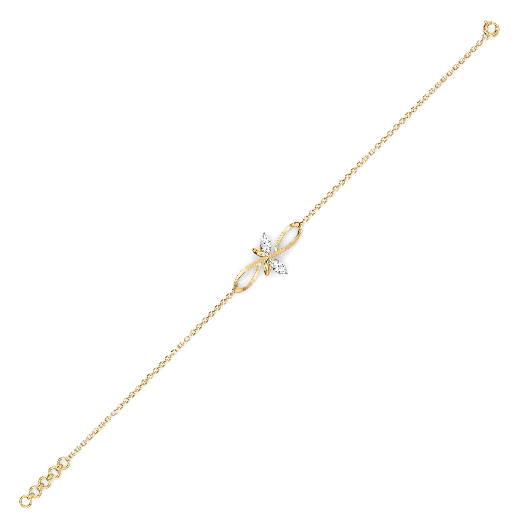 Dragonfly Dance - Lab Diamond Bracelet
