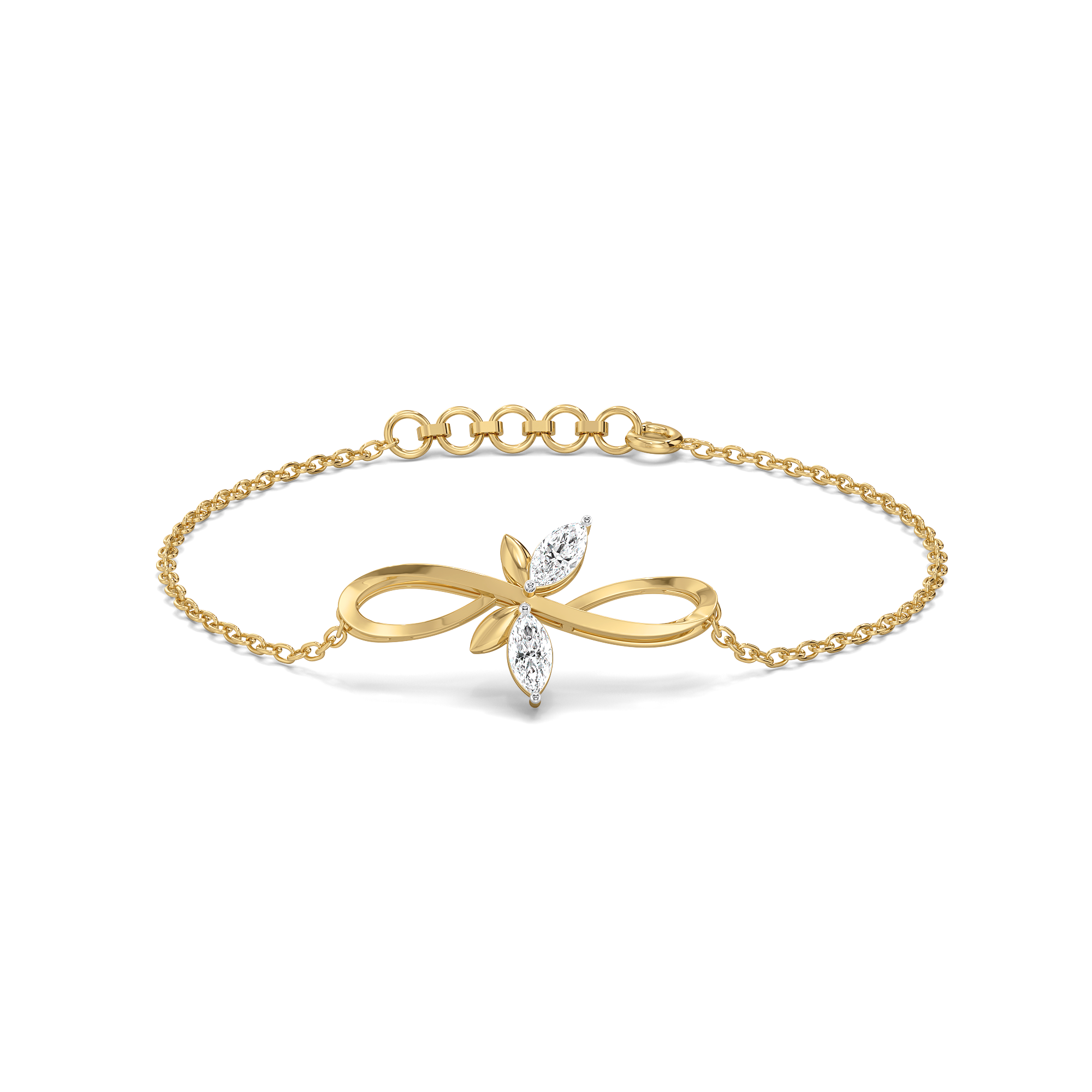 Dragonfly Dance - Lab Diamond Bracelet Main image