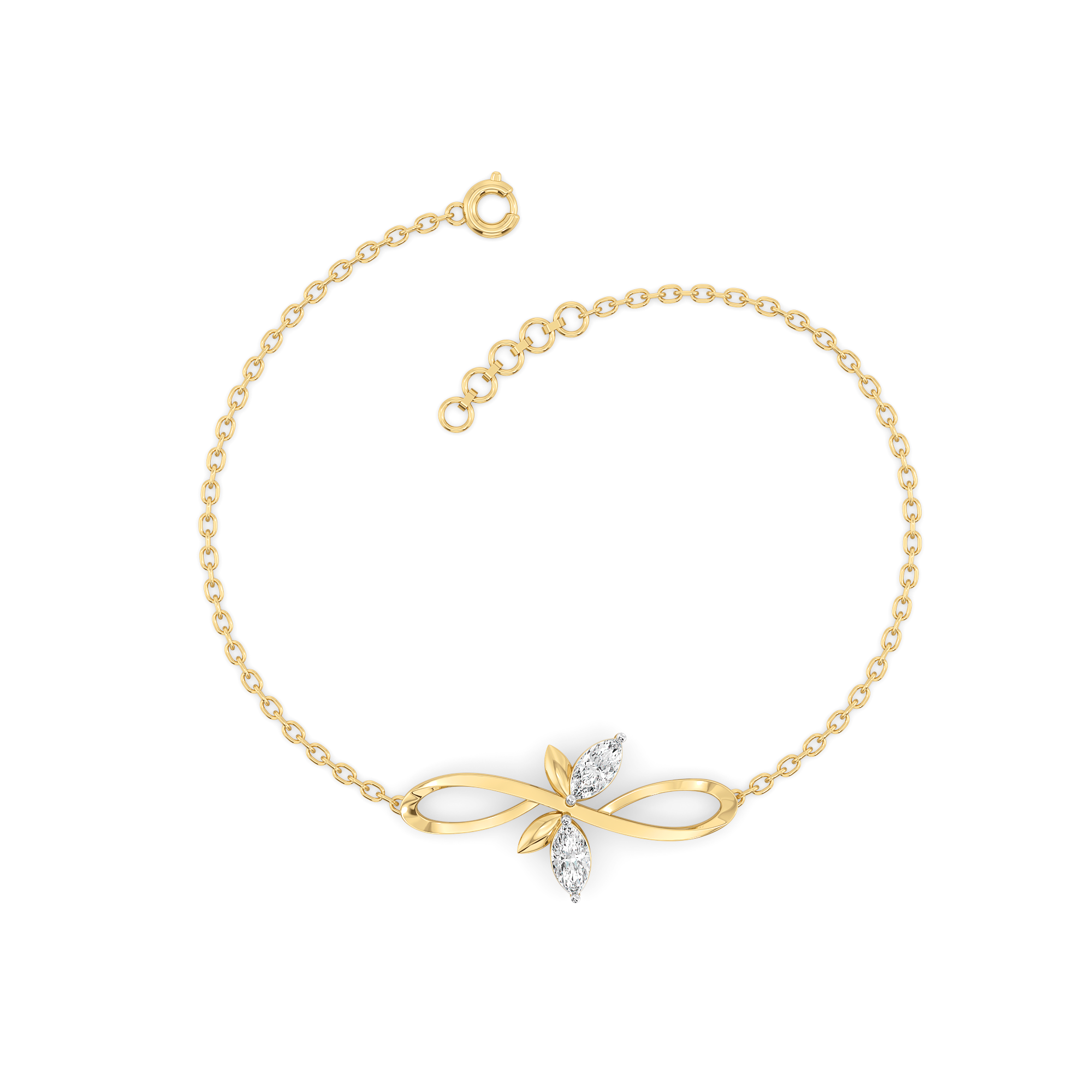 Dragonfly Dance - Lab Diamond Bracelet Secondary image