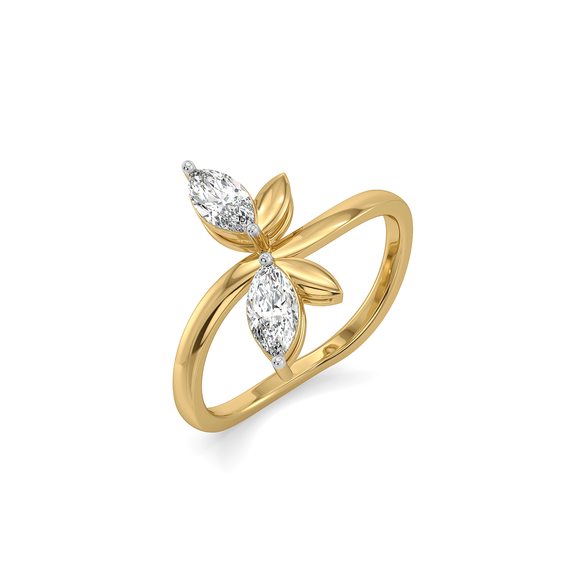Dragonfly Dance - Lab Diamond Ring Main image