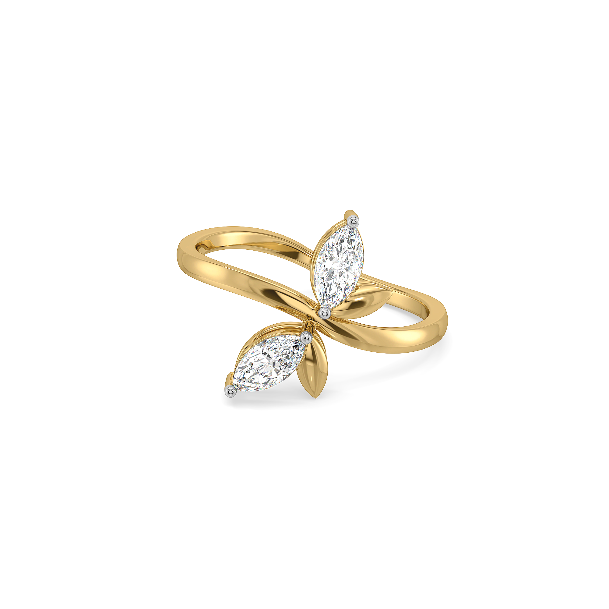 Dragonfly Dance - Lab Diamond Ring Secondary image