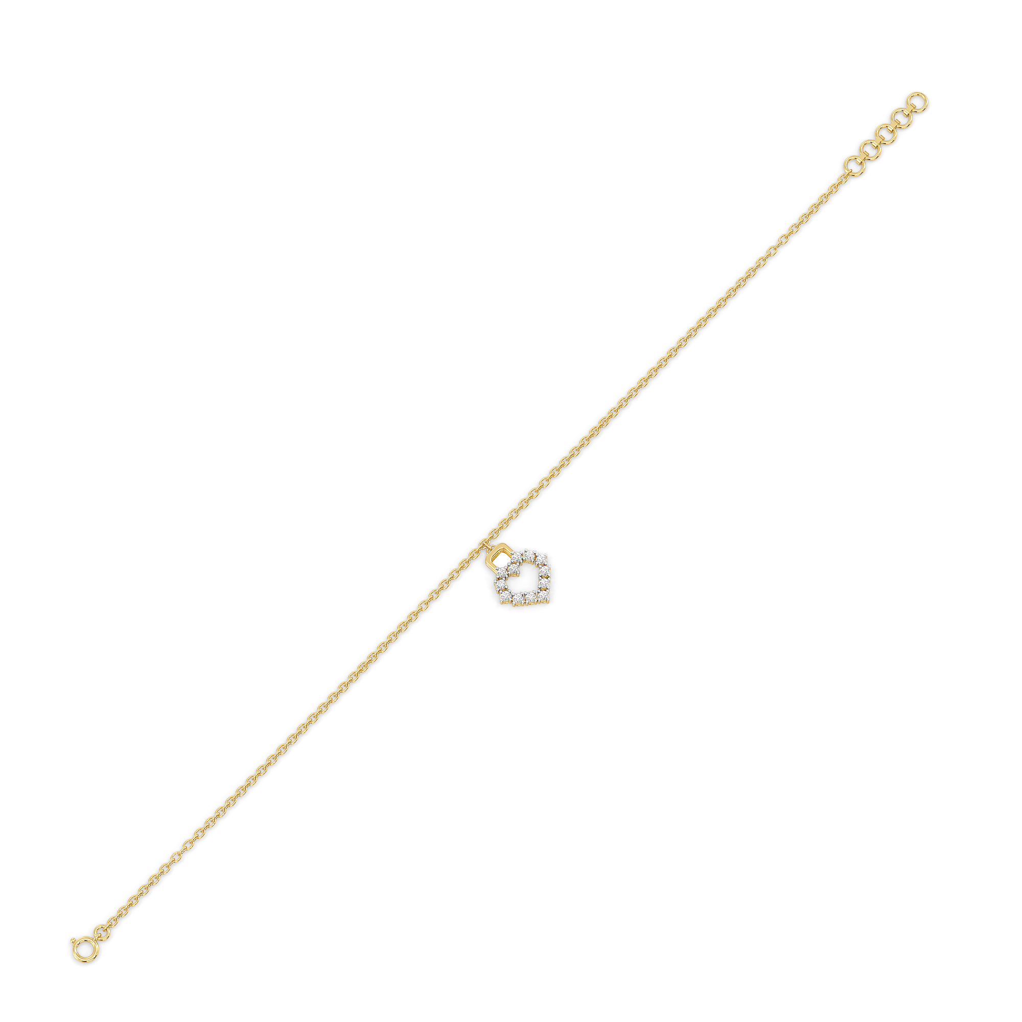 Locked in Love - Lab Diamond Bracelet