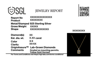 Wrapped in Joy - Lab Diamond Necklace