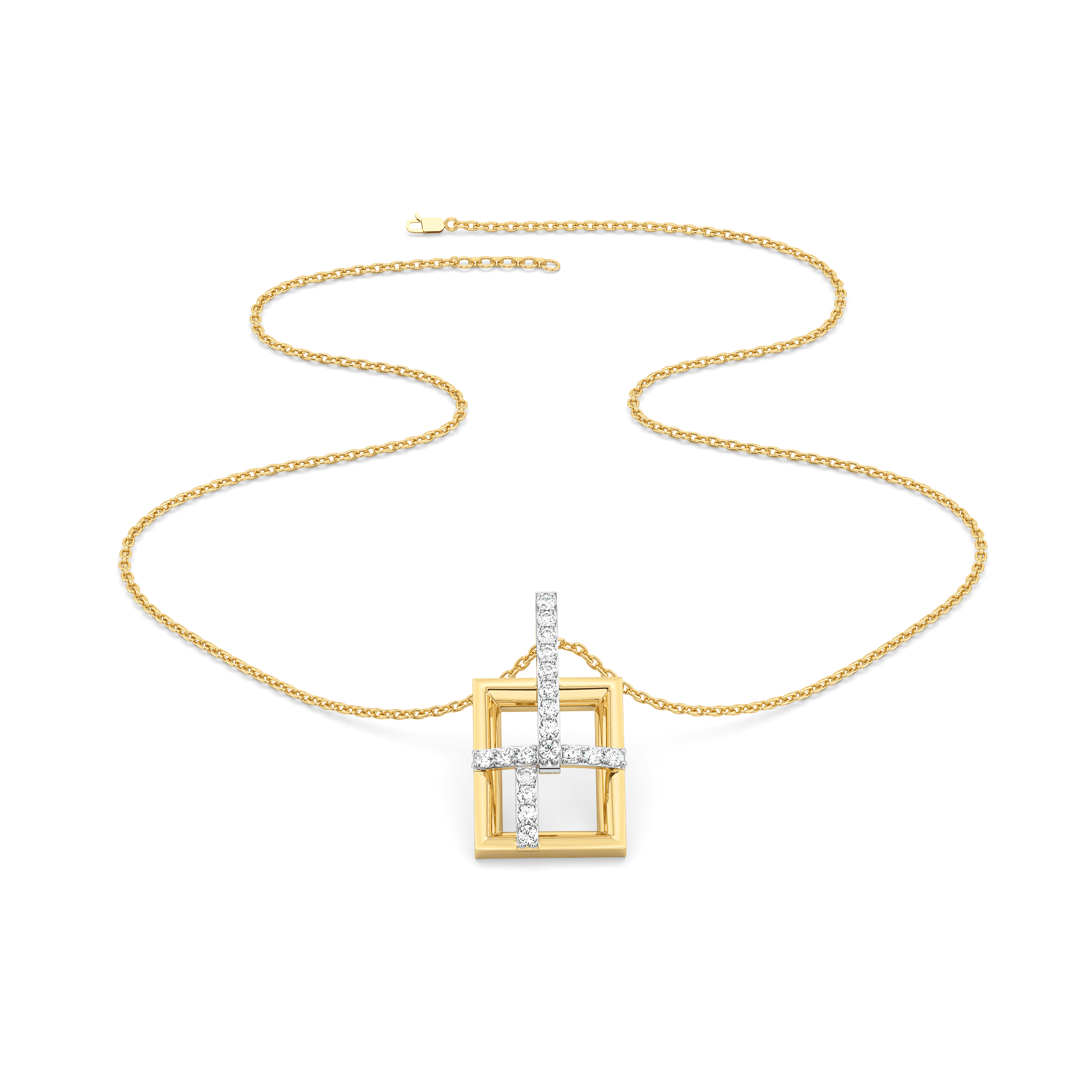 Wrapped in Joy - Lab Diamond Necklace Secondary image