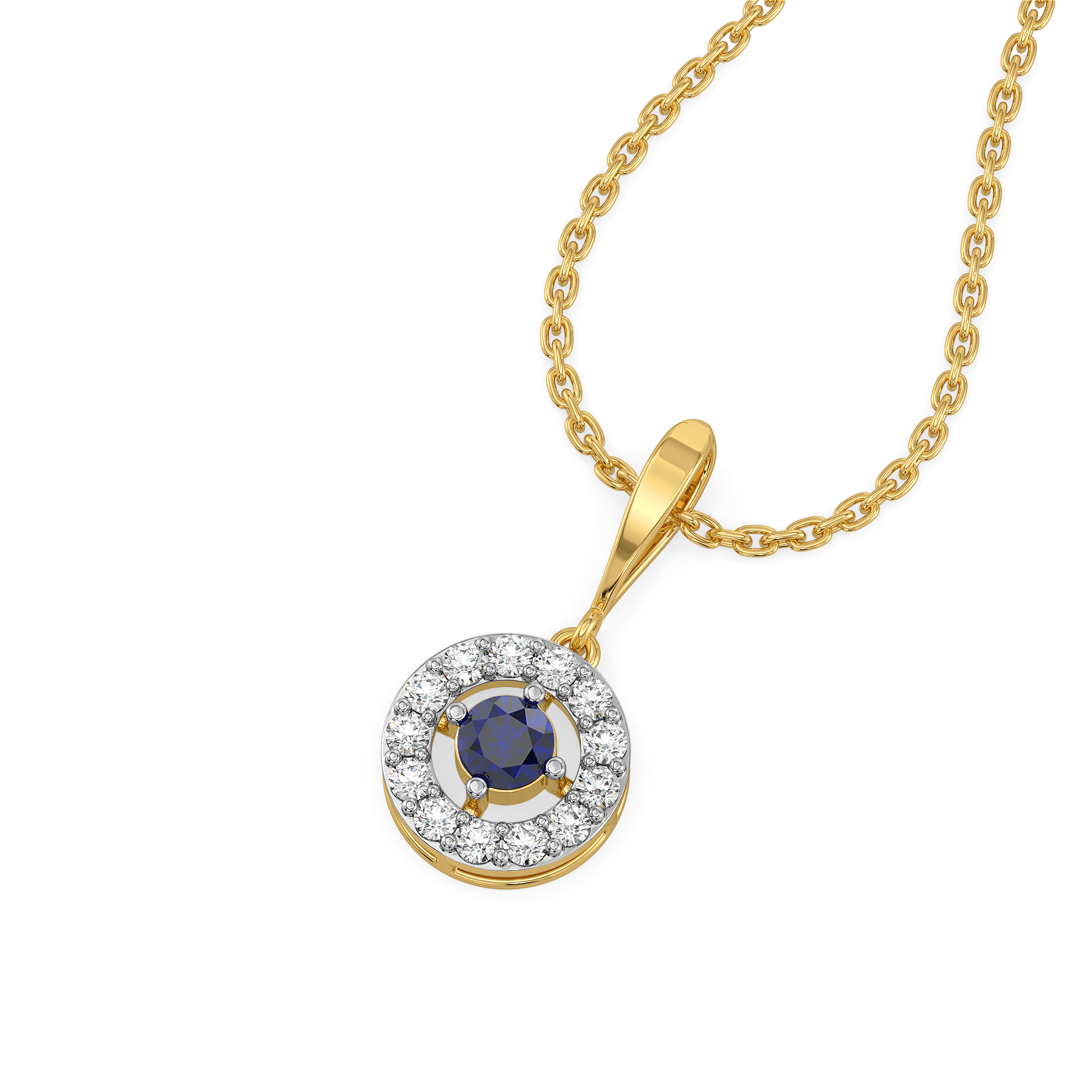 Wink of Protection - Lab Diamond Pendant