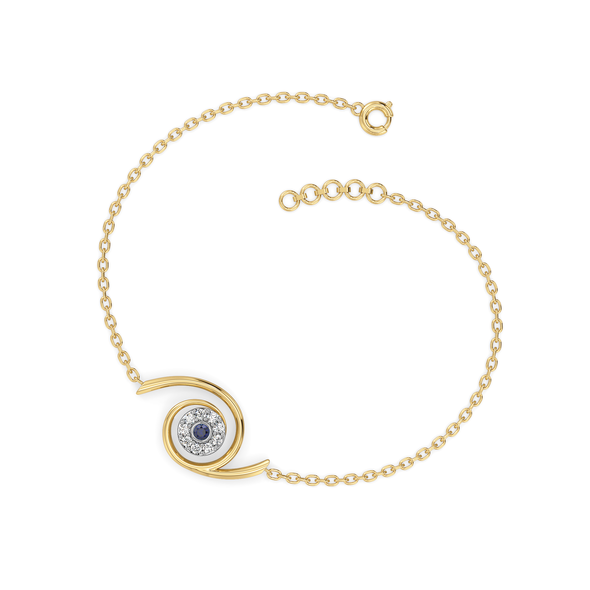 Evil Eye Elixir - Lab Diamond Bracelet