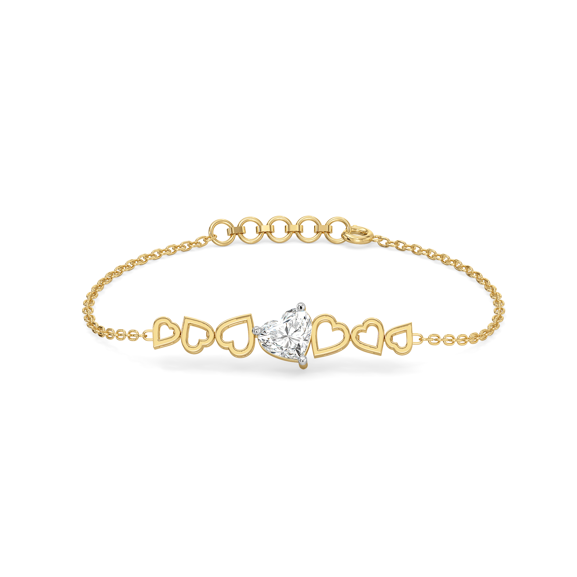 All My Hearts - Lab Diamond Bracelet