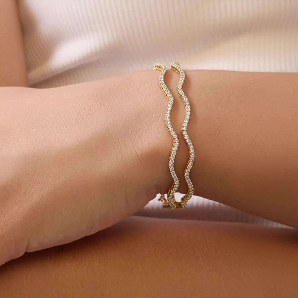 Wavelet - Lab Diamond Tennis Bracelet Main image