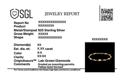 Cocoon Charm - Lab Diamond Tennis Bracelet