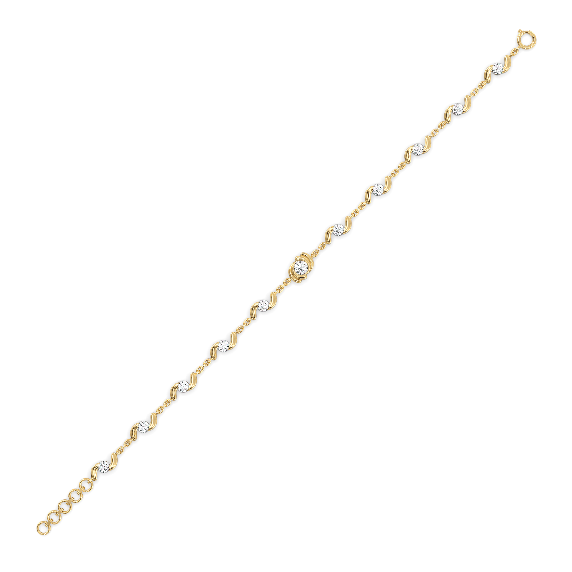 Cocoon Charm - Lab Diamond Tennis Bracelet
